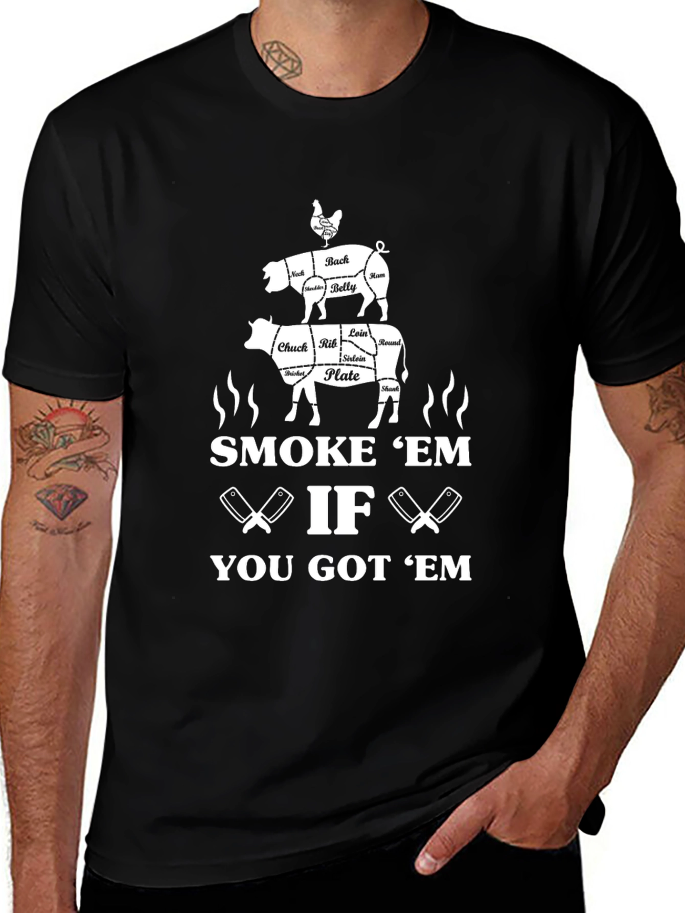 Smoke Em T-Shirt - BBQ Lover