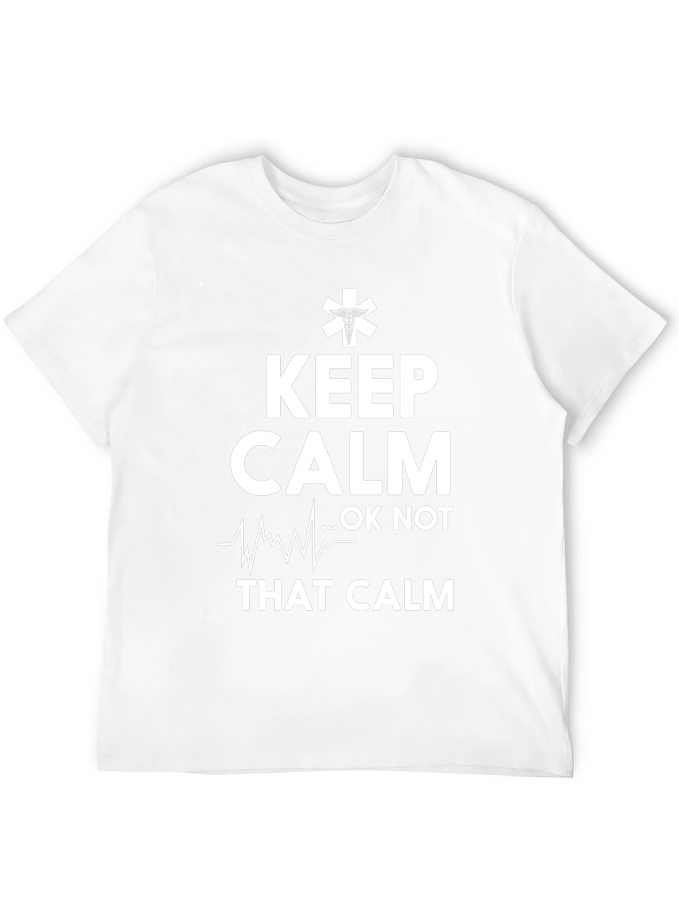 Keep Calm Black Graphic Tee