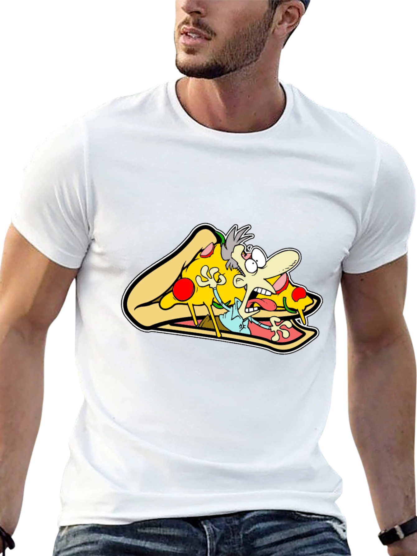 Pizza Panic Graphic Tee - Unisex Cotton Blend