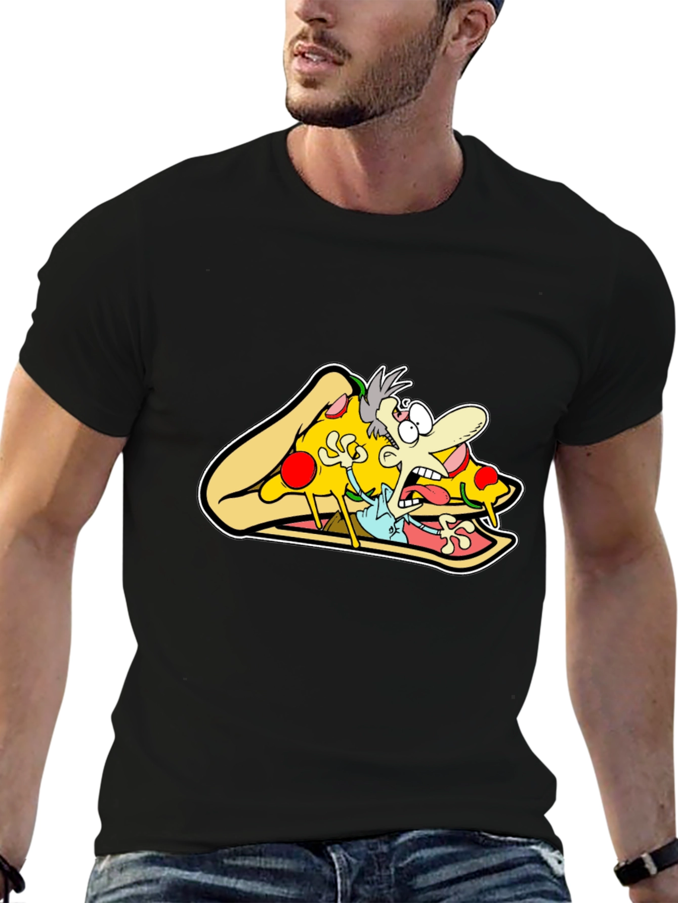 Pizza Panic Graphic Tee - Unisex Cotton Blend