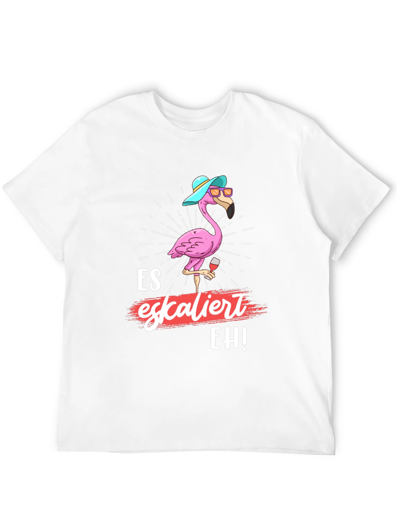 Es Eskaliert Eh! Flamingo Graphic Tee
