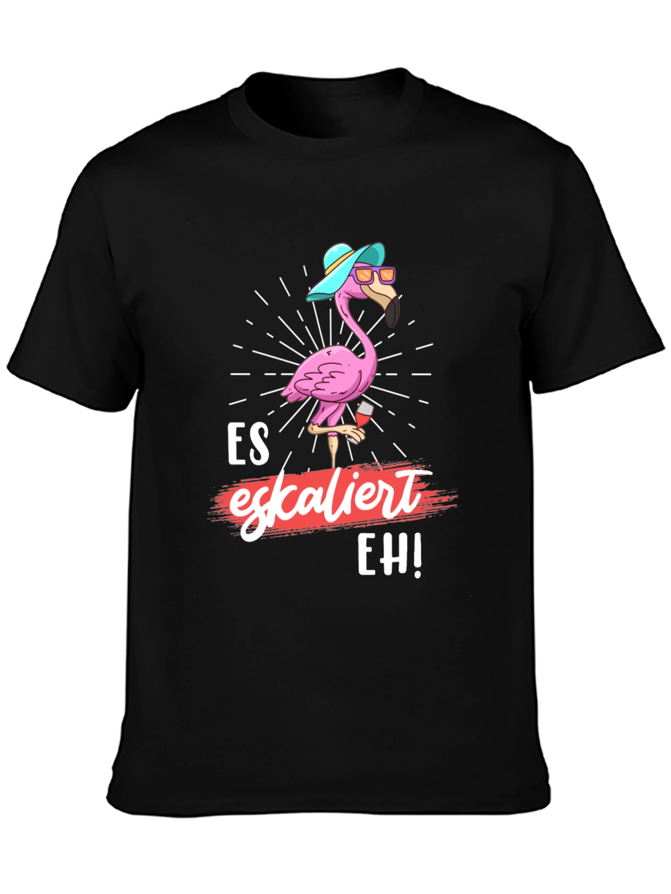 Es Eskaliert Eh! Flamingo Graphic Tee