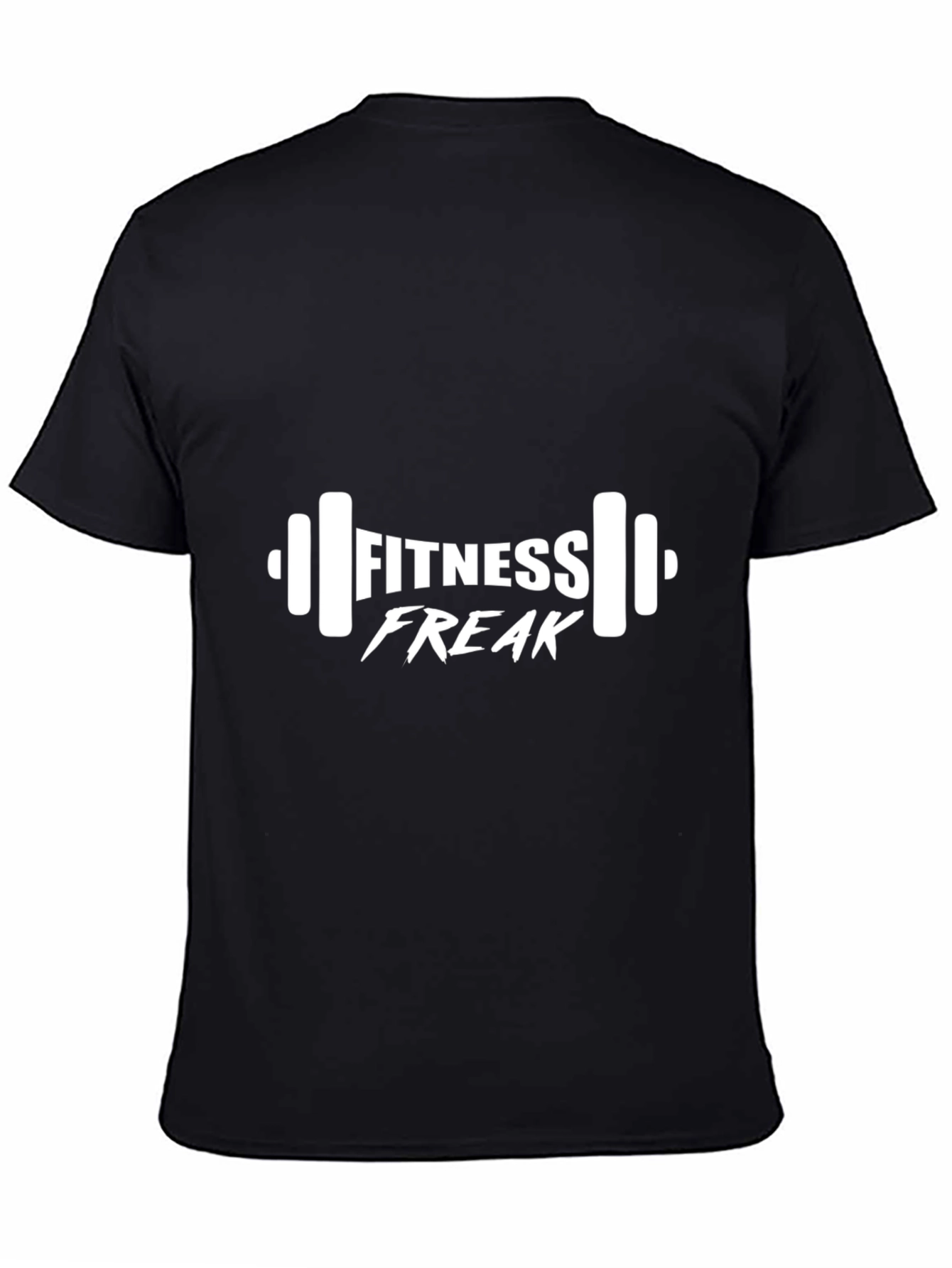 Fitness Freak Graphic Tee - Black Gym Shirt