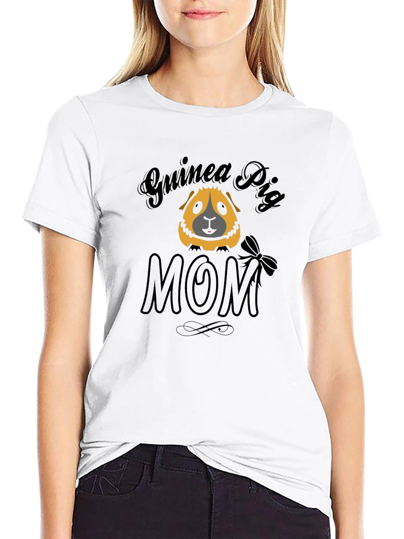Guinea Pig Mom Graphic T-Shirt