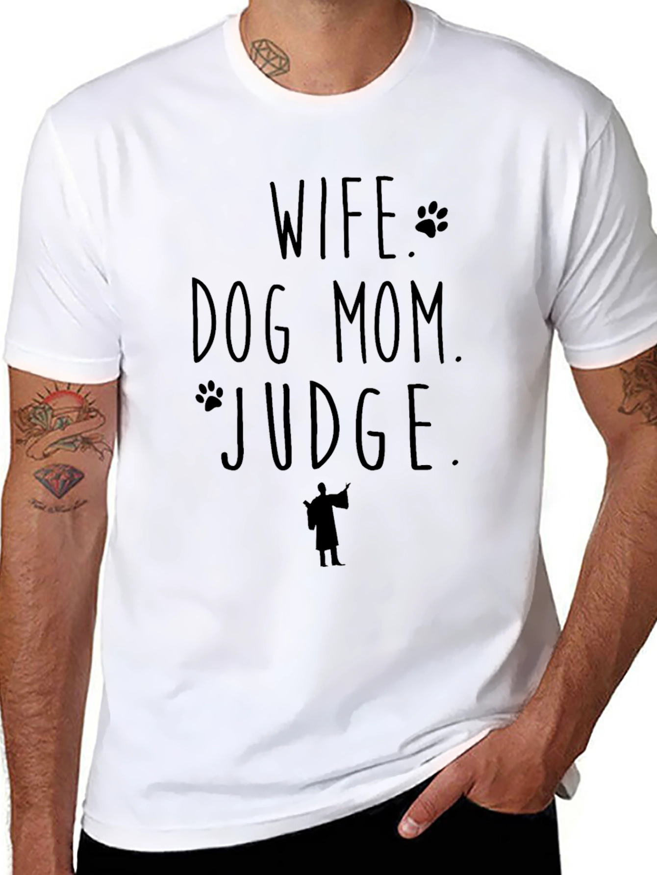 Wife Dog Mom Judge T-Shirt