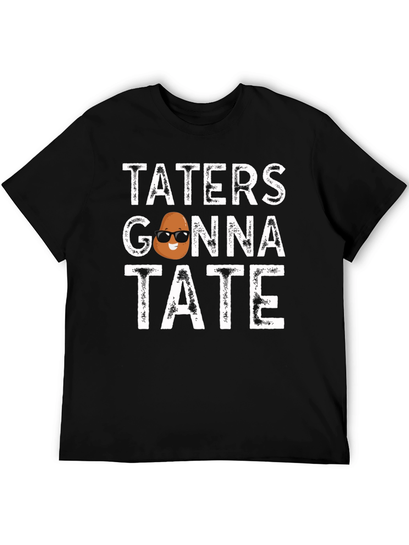 Taters Gonna Tate Funny Potato Graphic T-Shirt