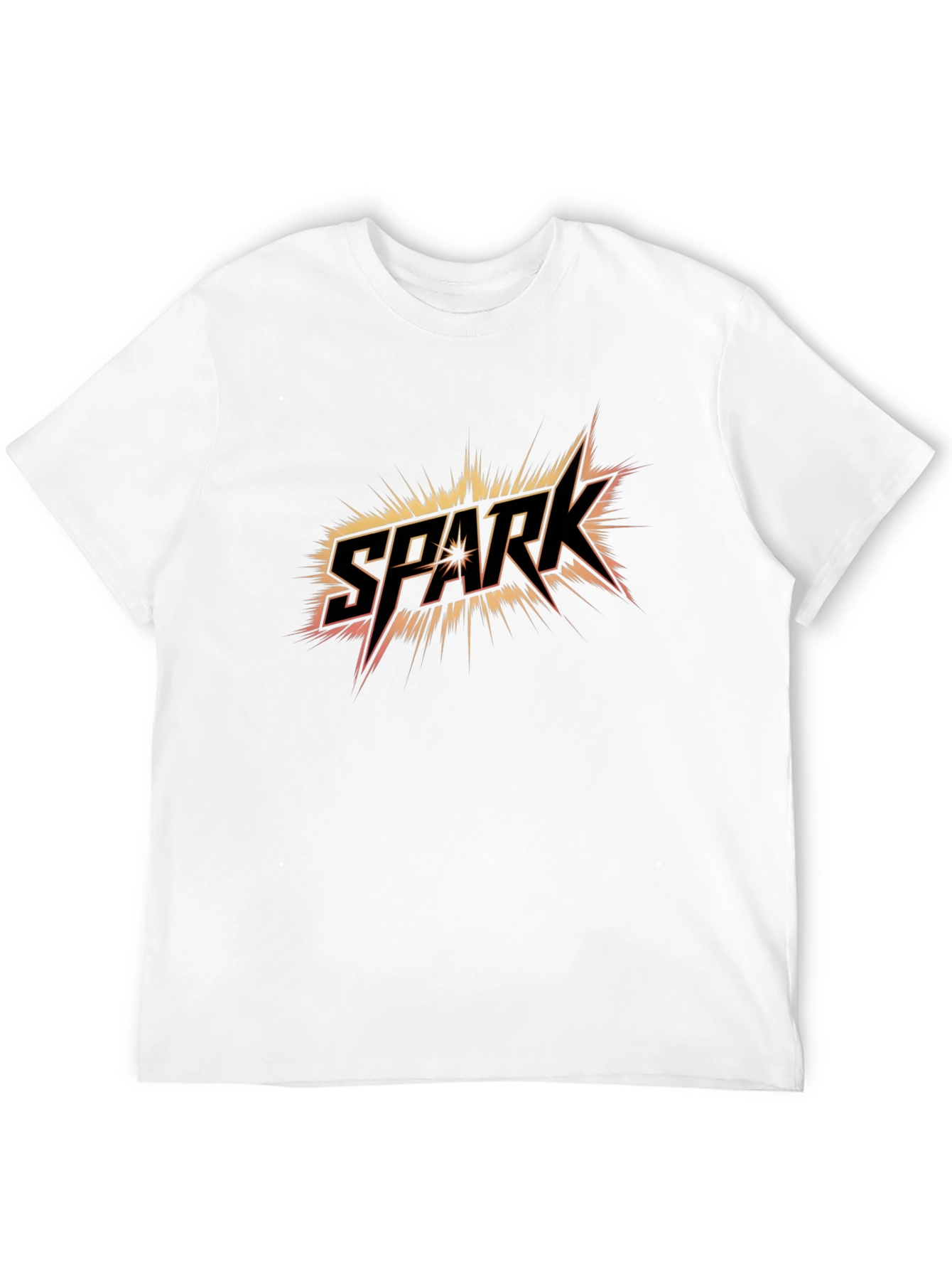 Spark Graphic Black T-Shirt