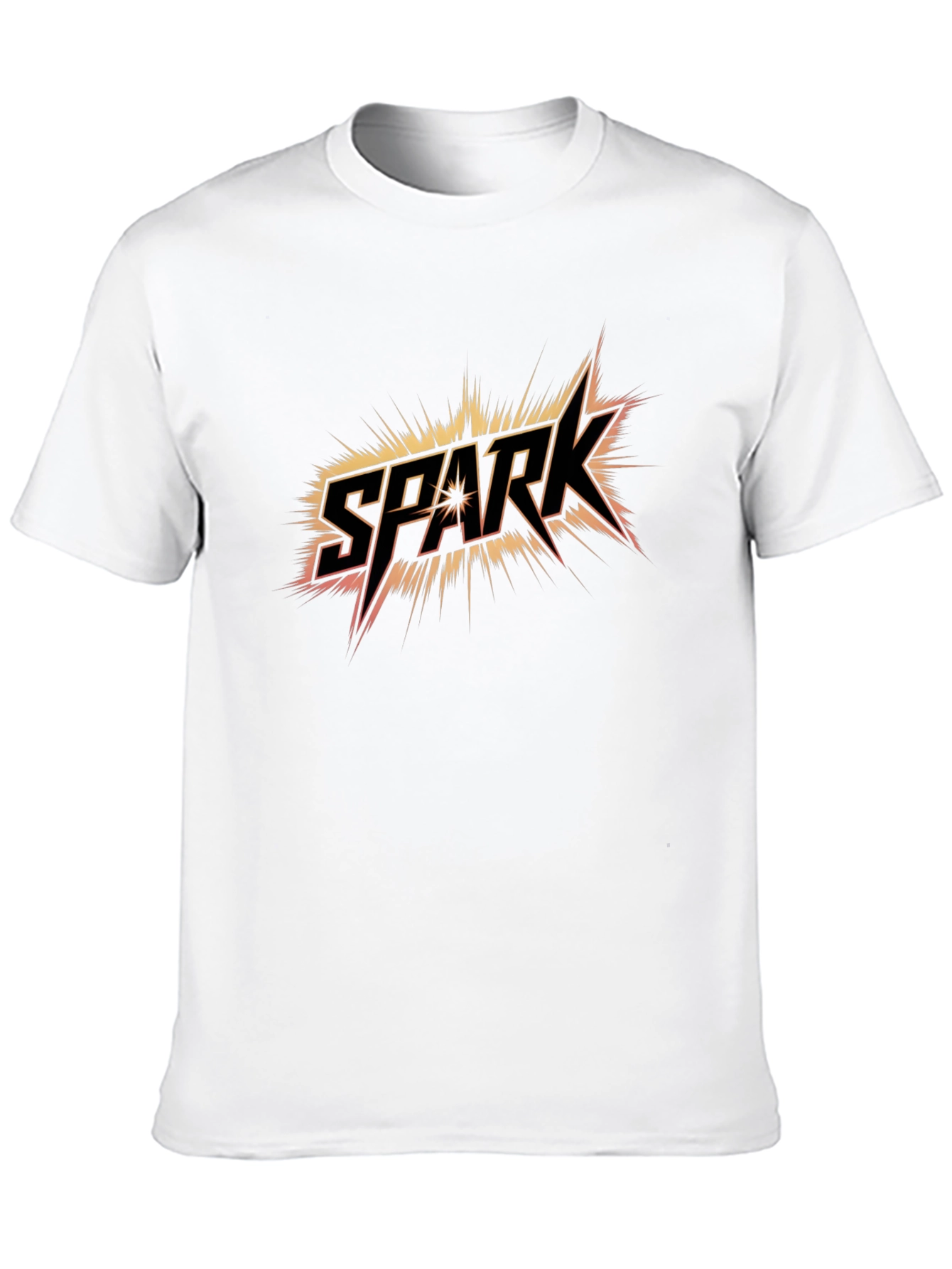 Spark Graphic Black T-Shirt