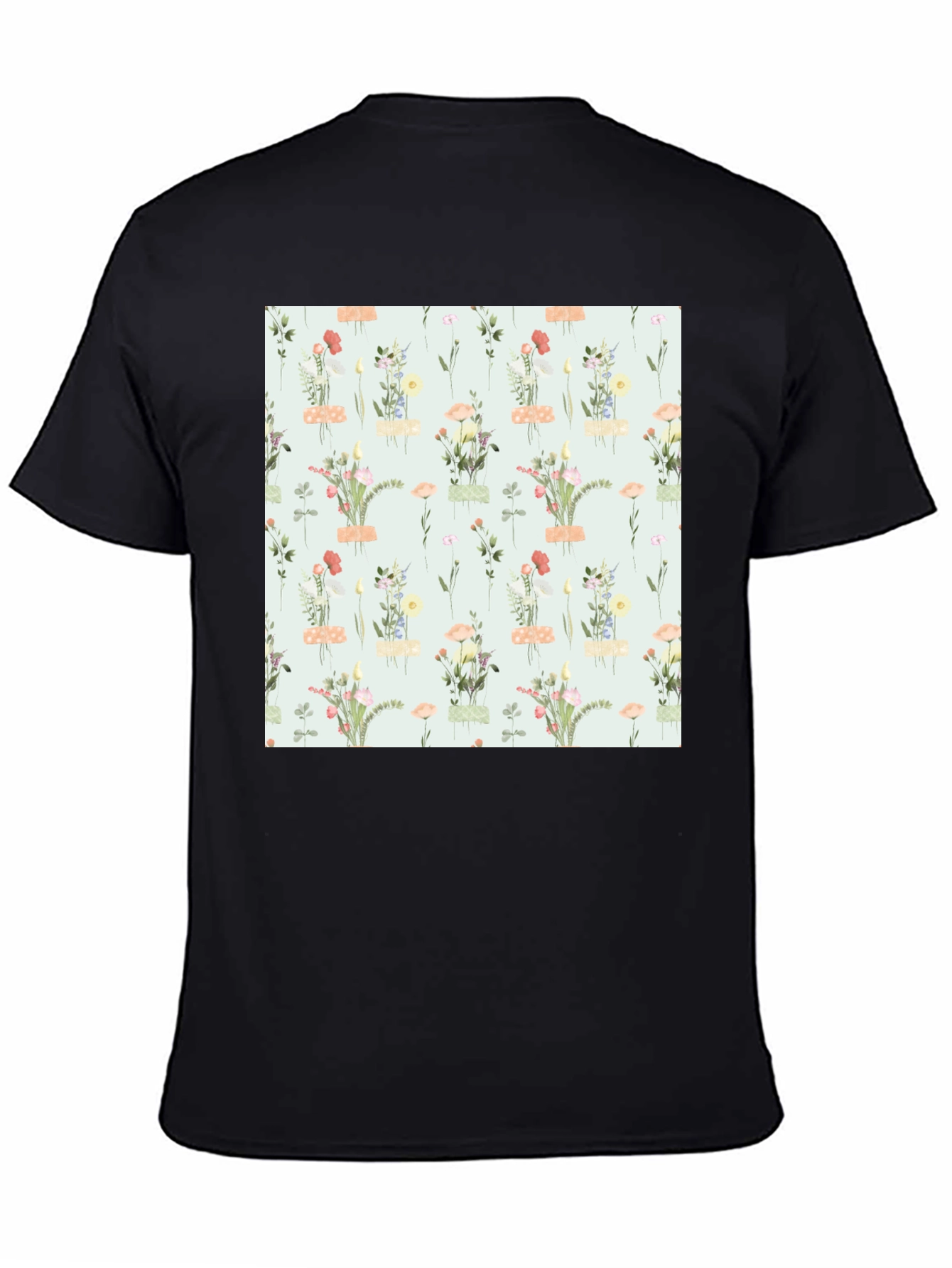 Floral Patterned T-Shirt - Trendy Casual Wear