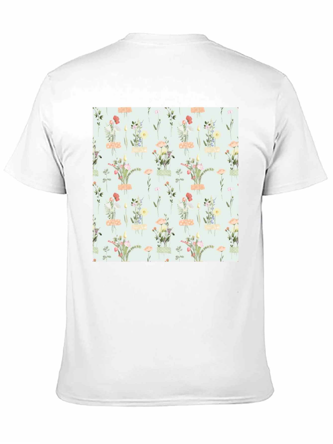 Floral Patterned T-Shirt - Trendy Casual Wear