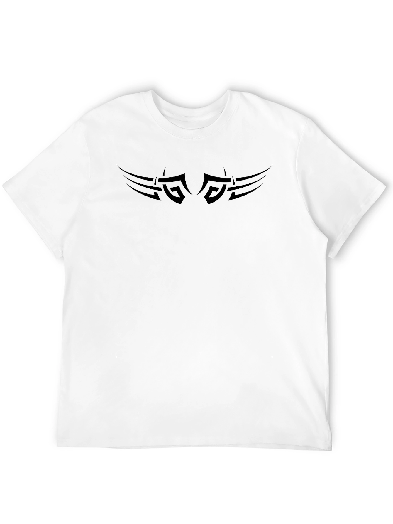 Black Tribal Design T-Shirt