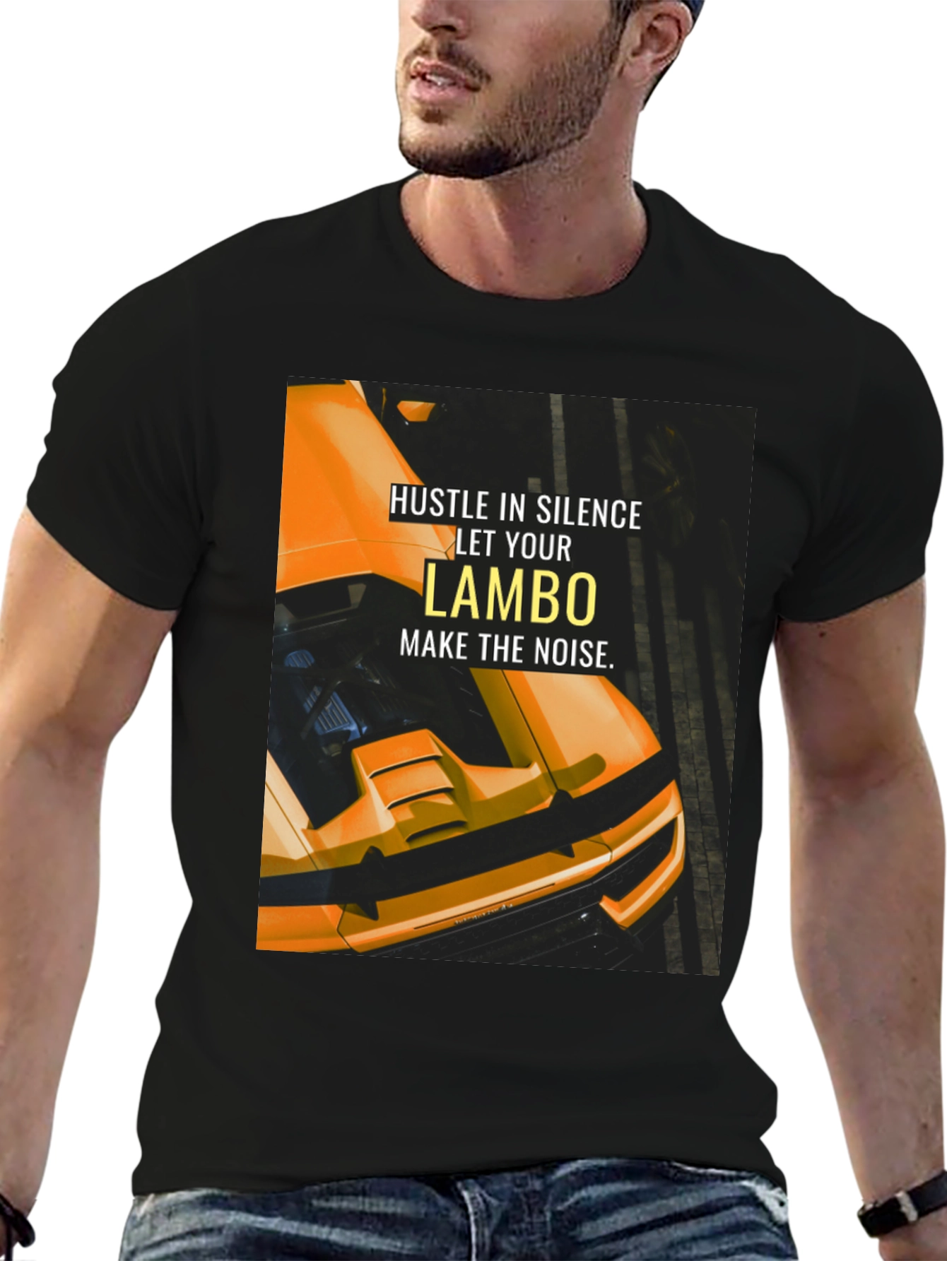 Hustle In Silence Lambo T-Shirt
