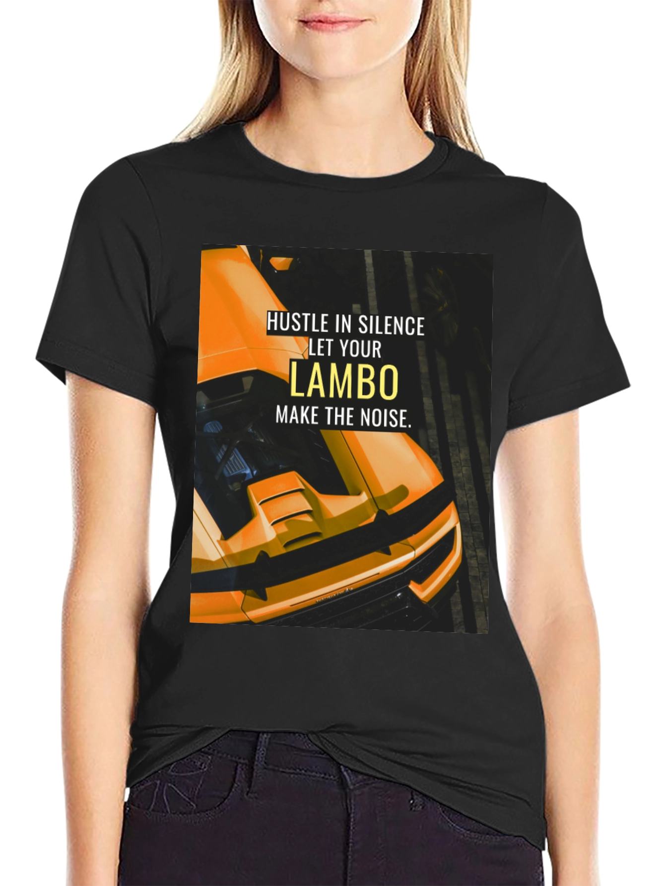 Hustle In Silence Lambo T-Shirt
