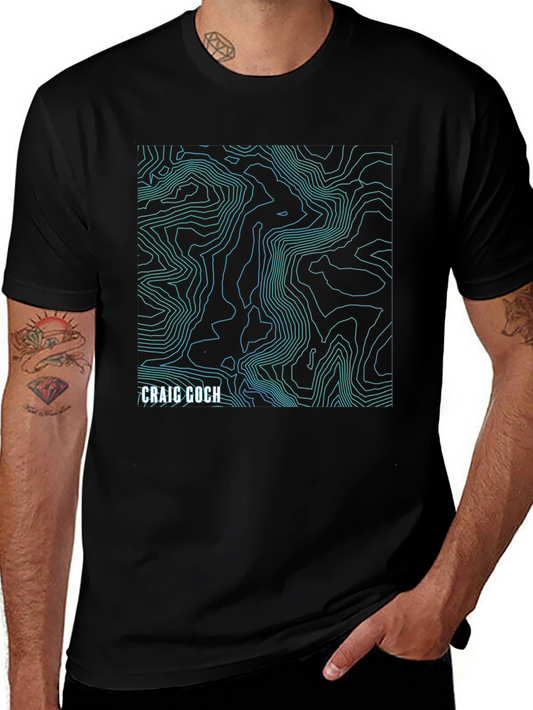 Craig Goch Topographic Map T-Shirt
