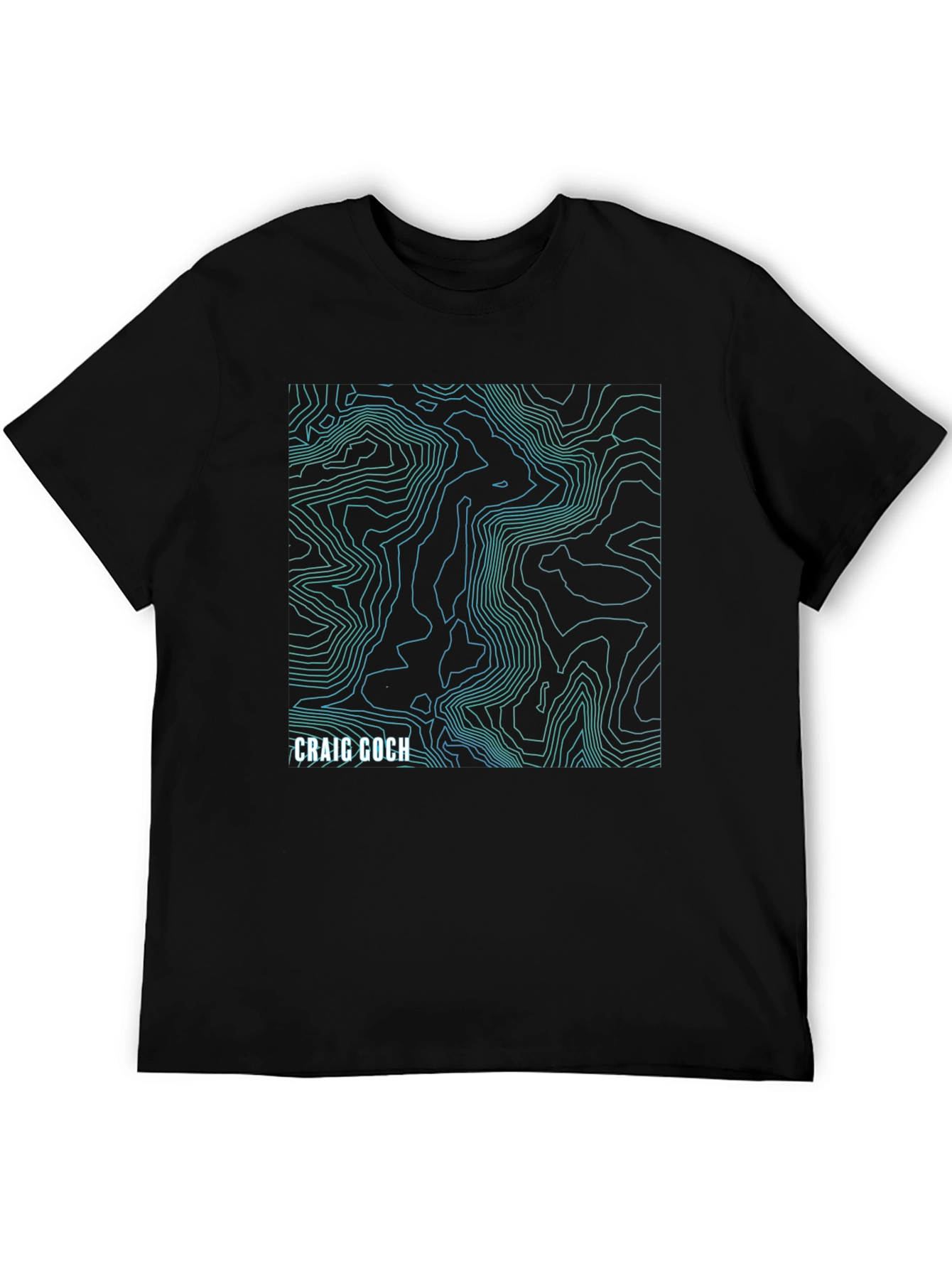 Craig Goch Topographic Map T-Shirt