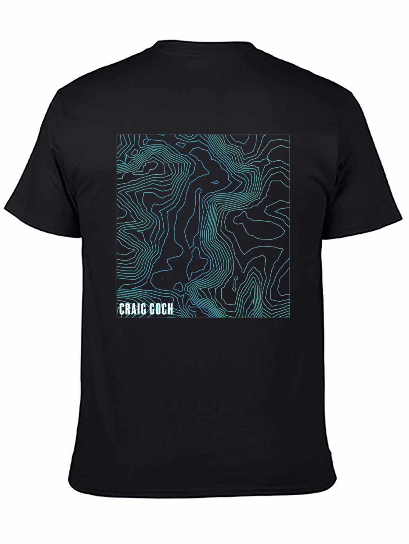 Craig Goch Topographic Map T-Shirt