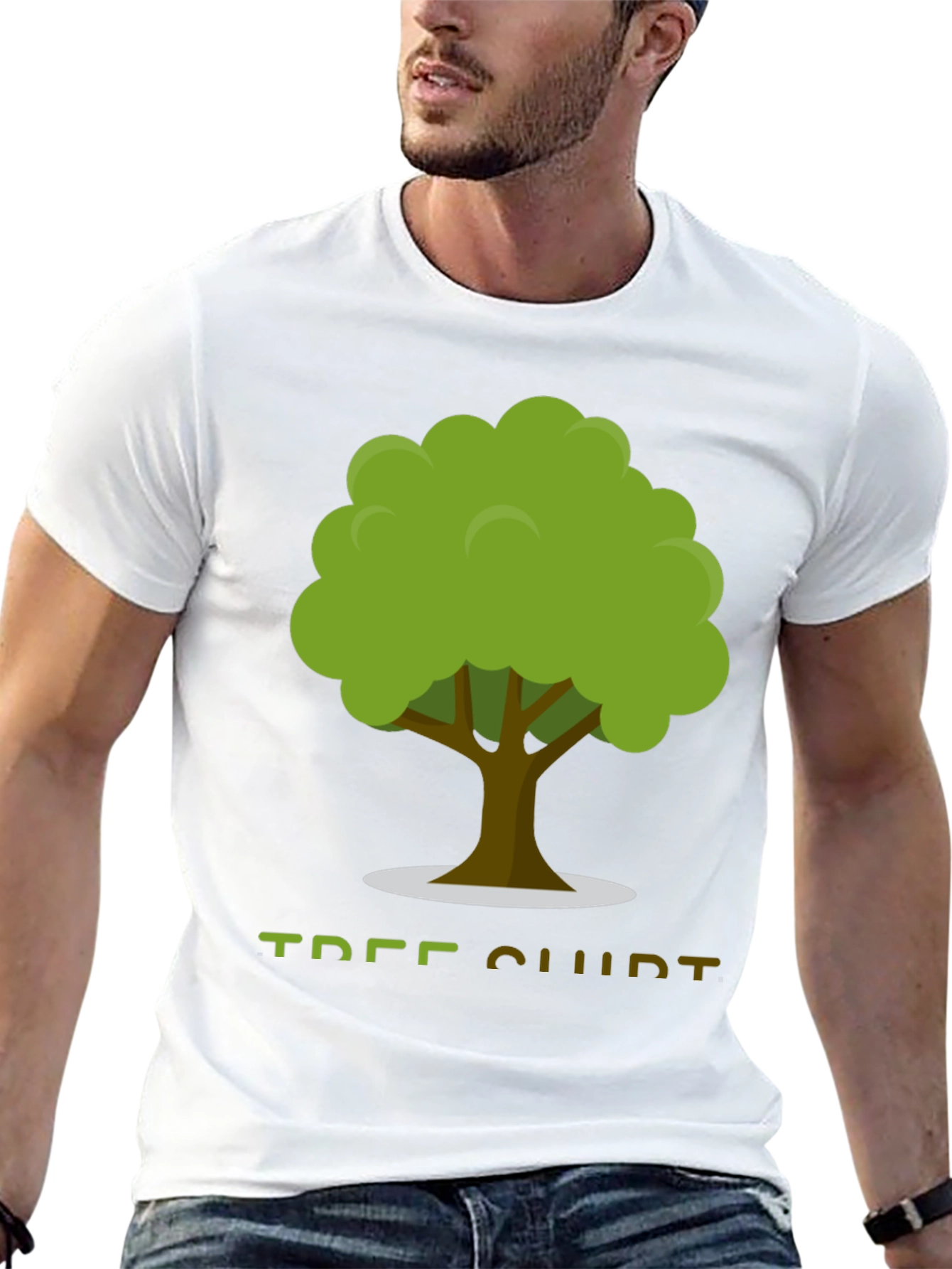 Tree Club Graphic T-Shirt - Black Cotton Tee
