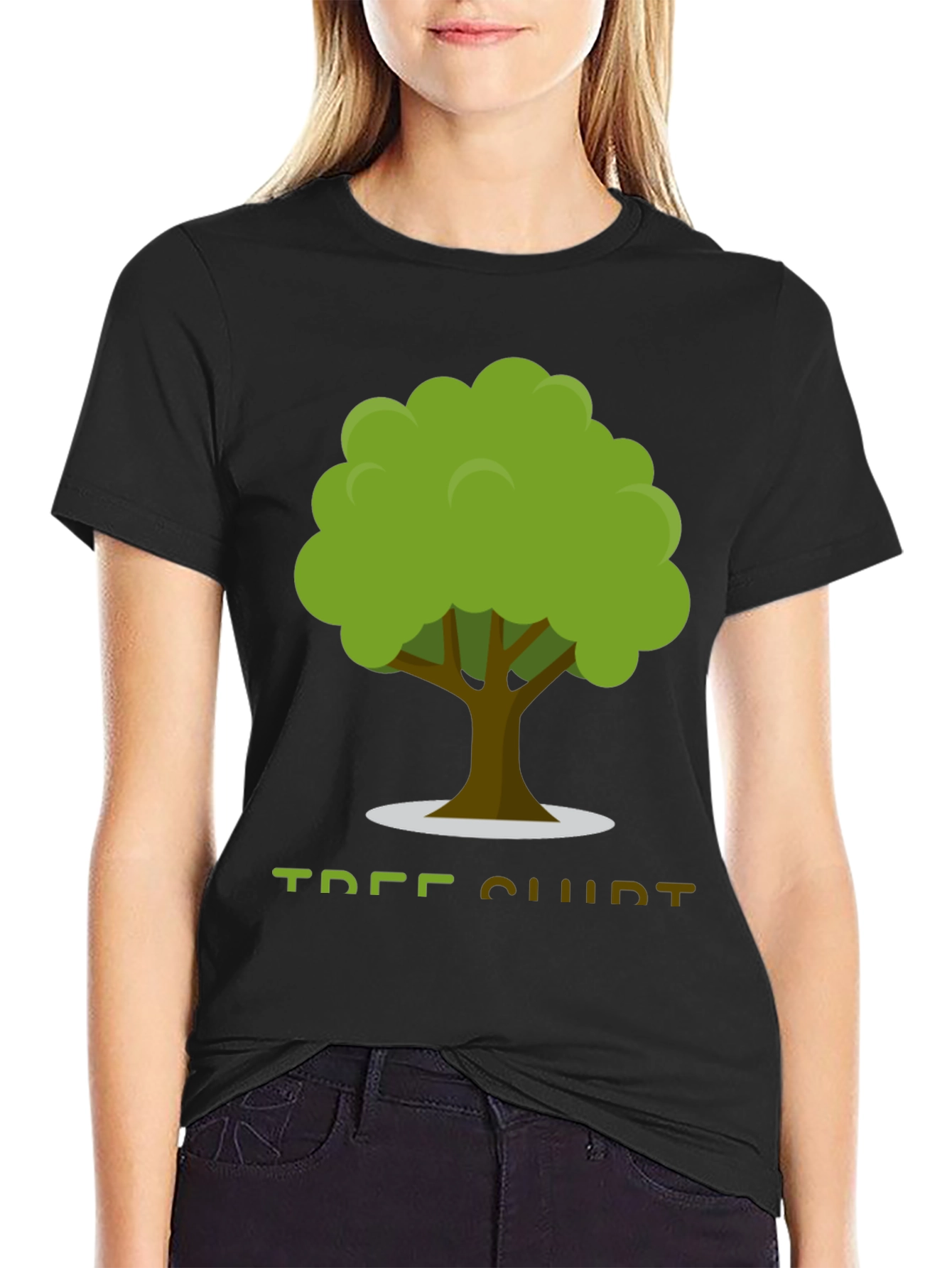 Tree Club Graphic T-Shirt - Black Cotton Tee