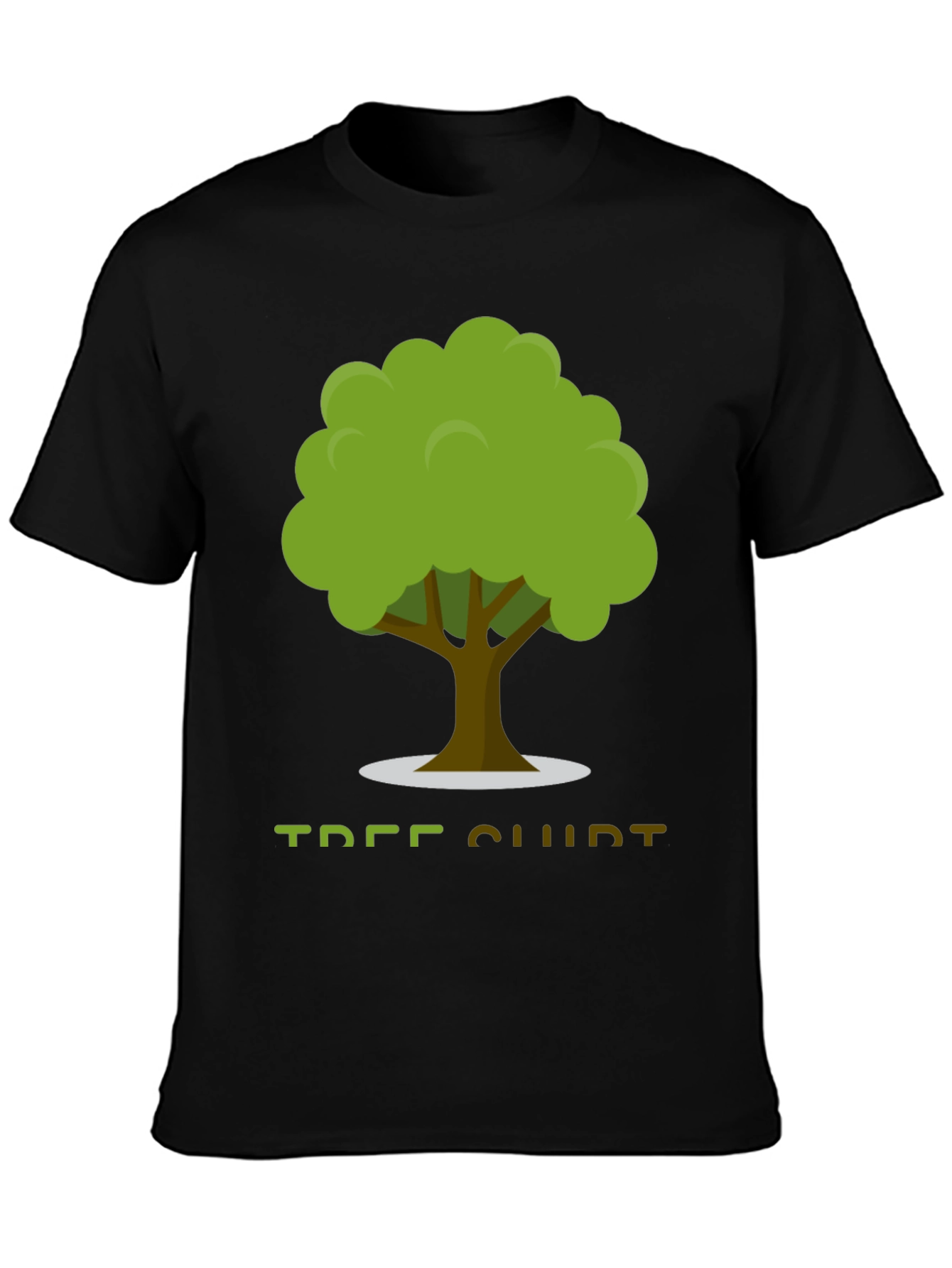 Tree Club Graphic T-Shirt - Black Cotton Tee