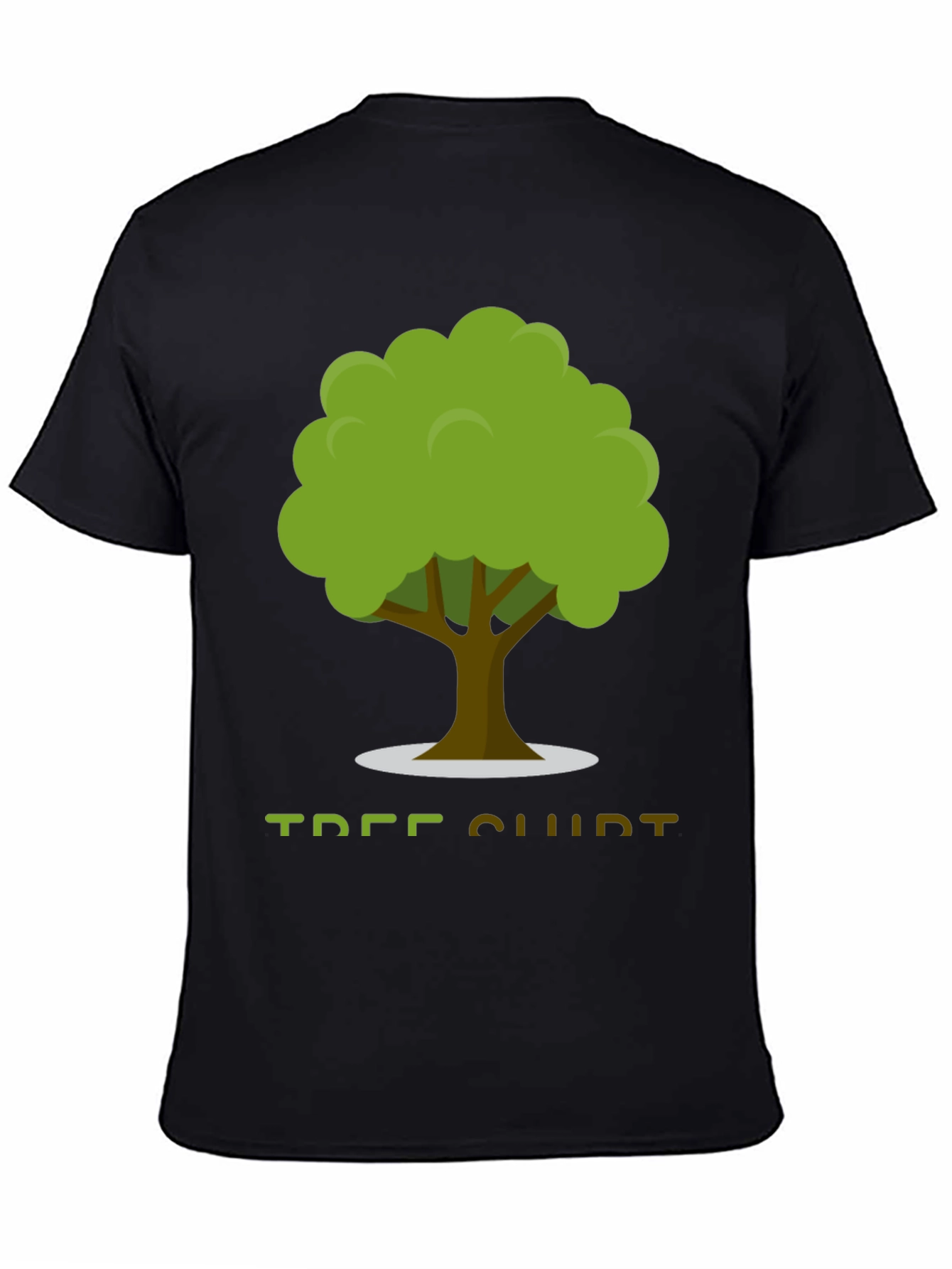 Tree Club Graphic T-Shirt - Black Cotton Tee