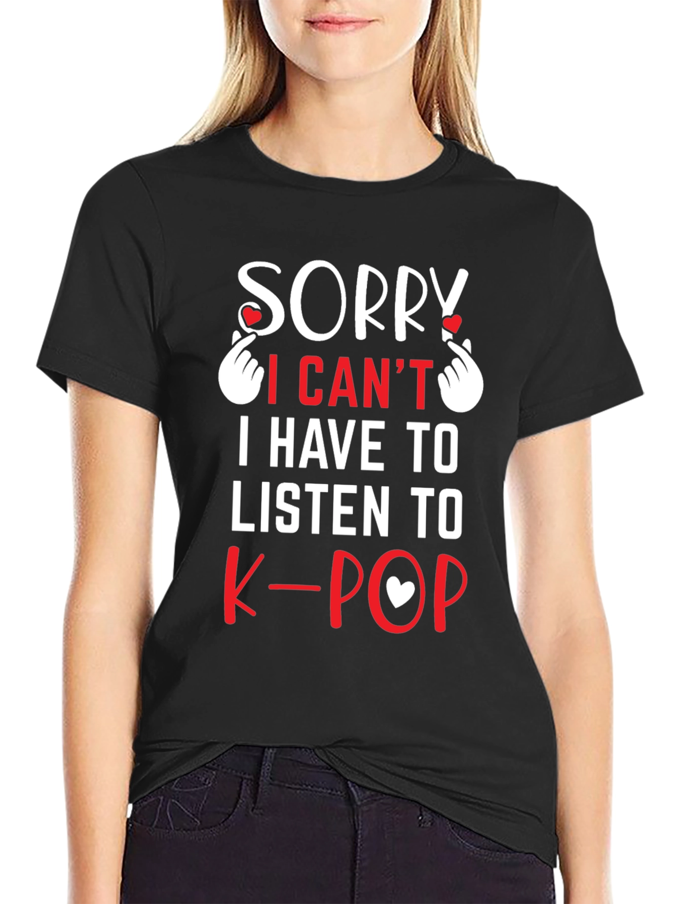 Sorry I Cant K-Pop T-Shirt