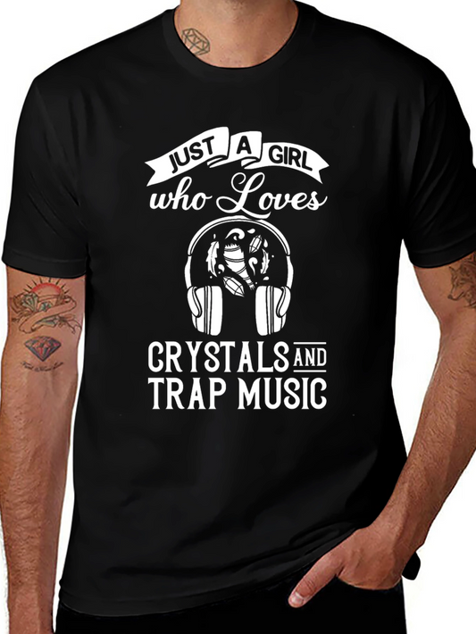 Crystals & Trap Music T-Shirt - Girl Who Loves Design