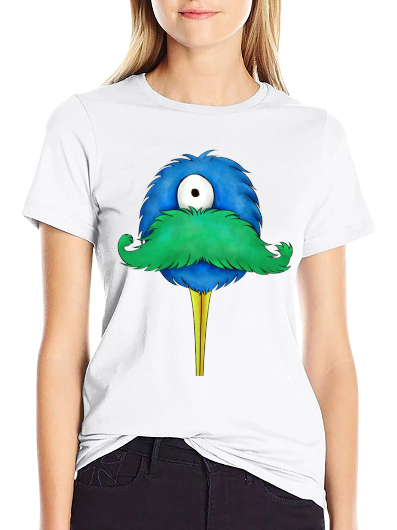Monster Moustache Graphic Tee