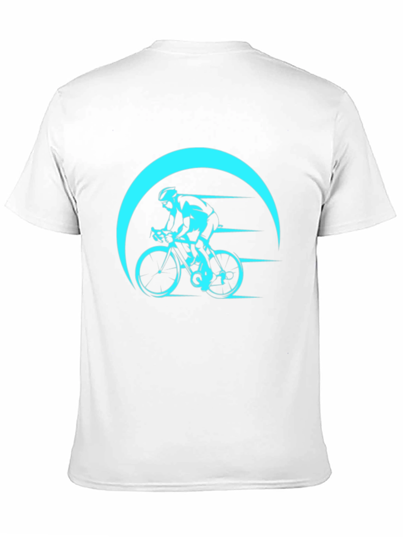 Cycling Graphic T-Shirt - Black Bike Design