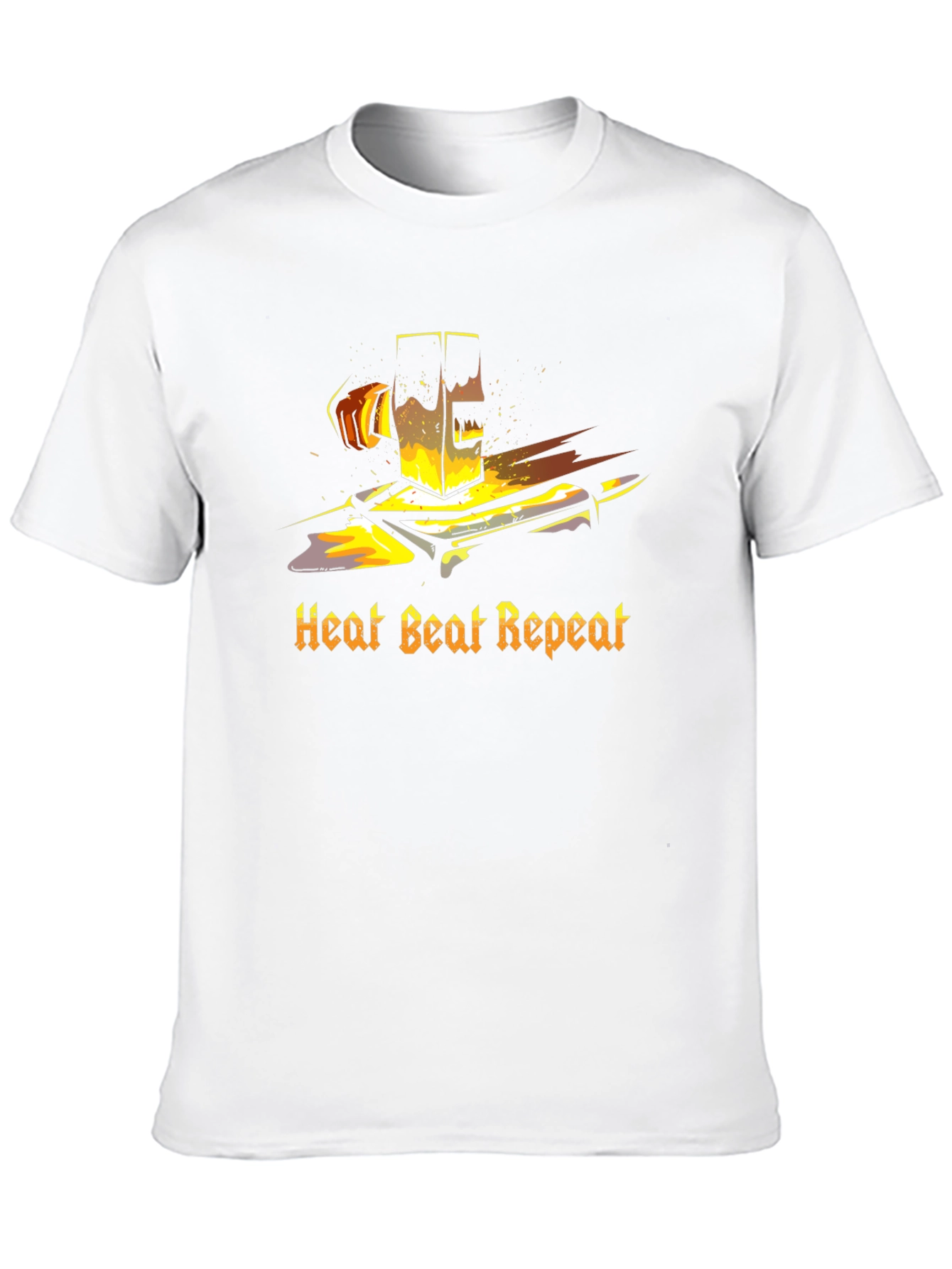 Heat Beat Repeat Black T-Shirt