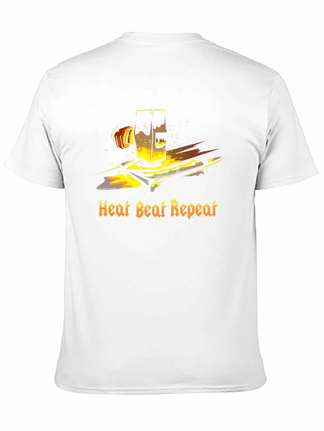 Heat Beat Repeat Black T-Shirt