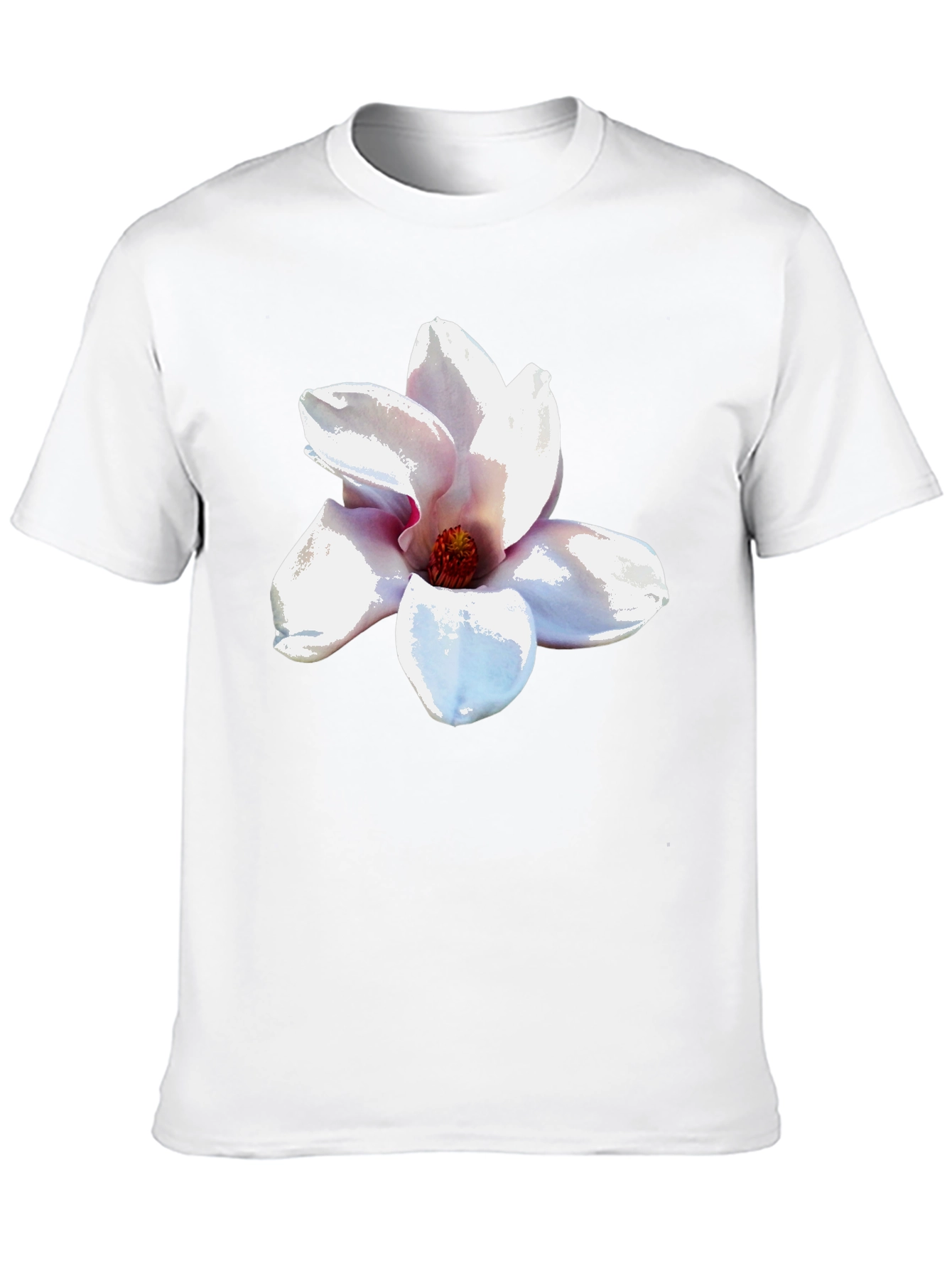 Magnolia Blossom Black T-Shirt