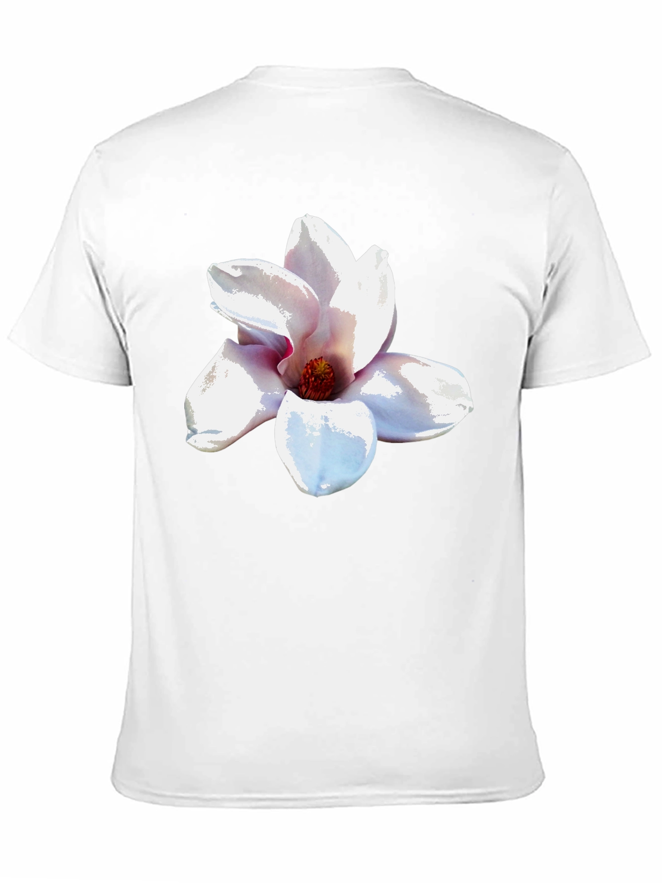 Magnolia Blossom Black T-Shirt