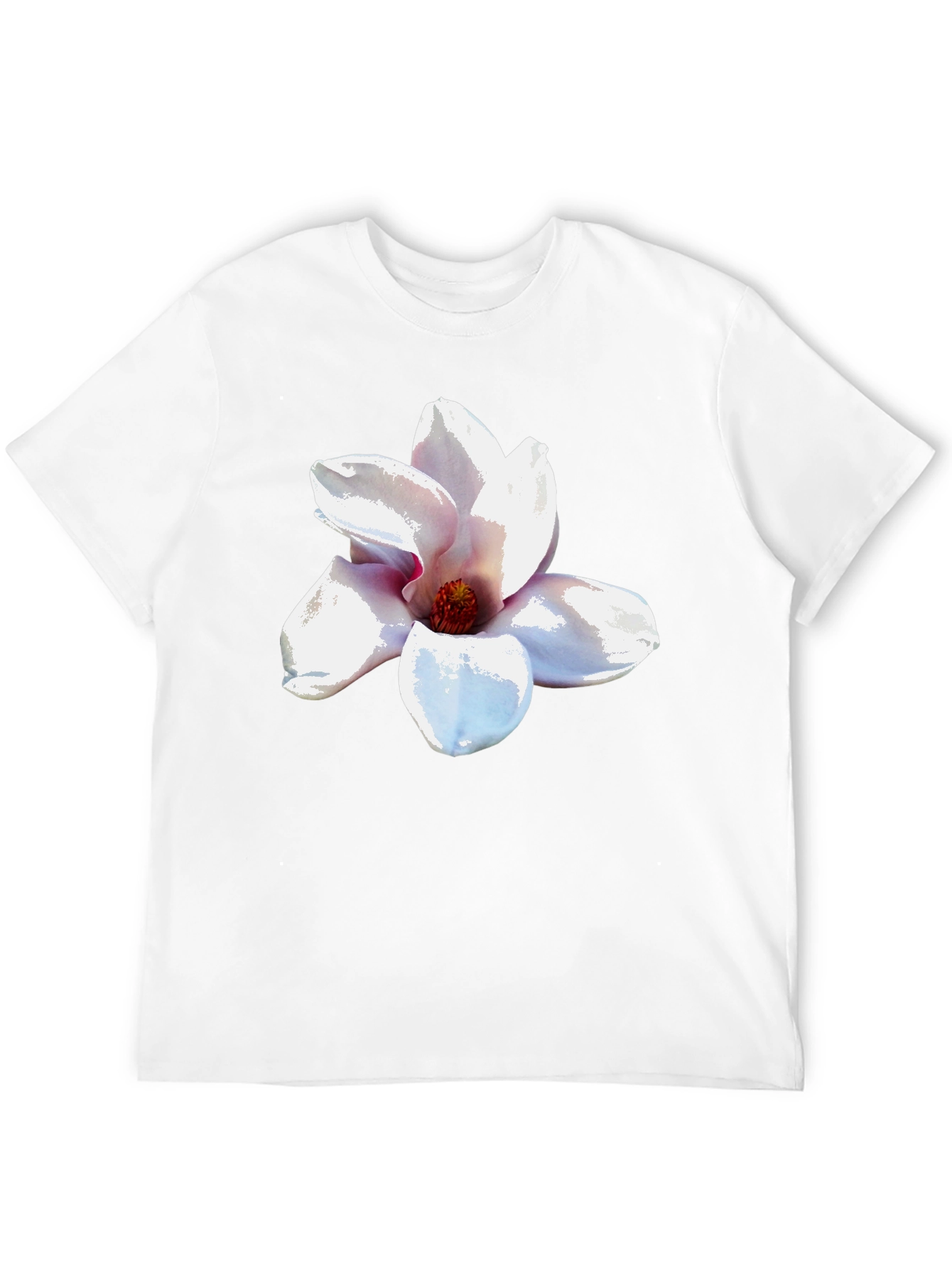 Magnolia Blossom Black T-Shirt