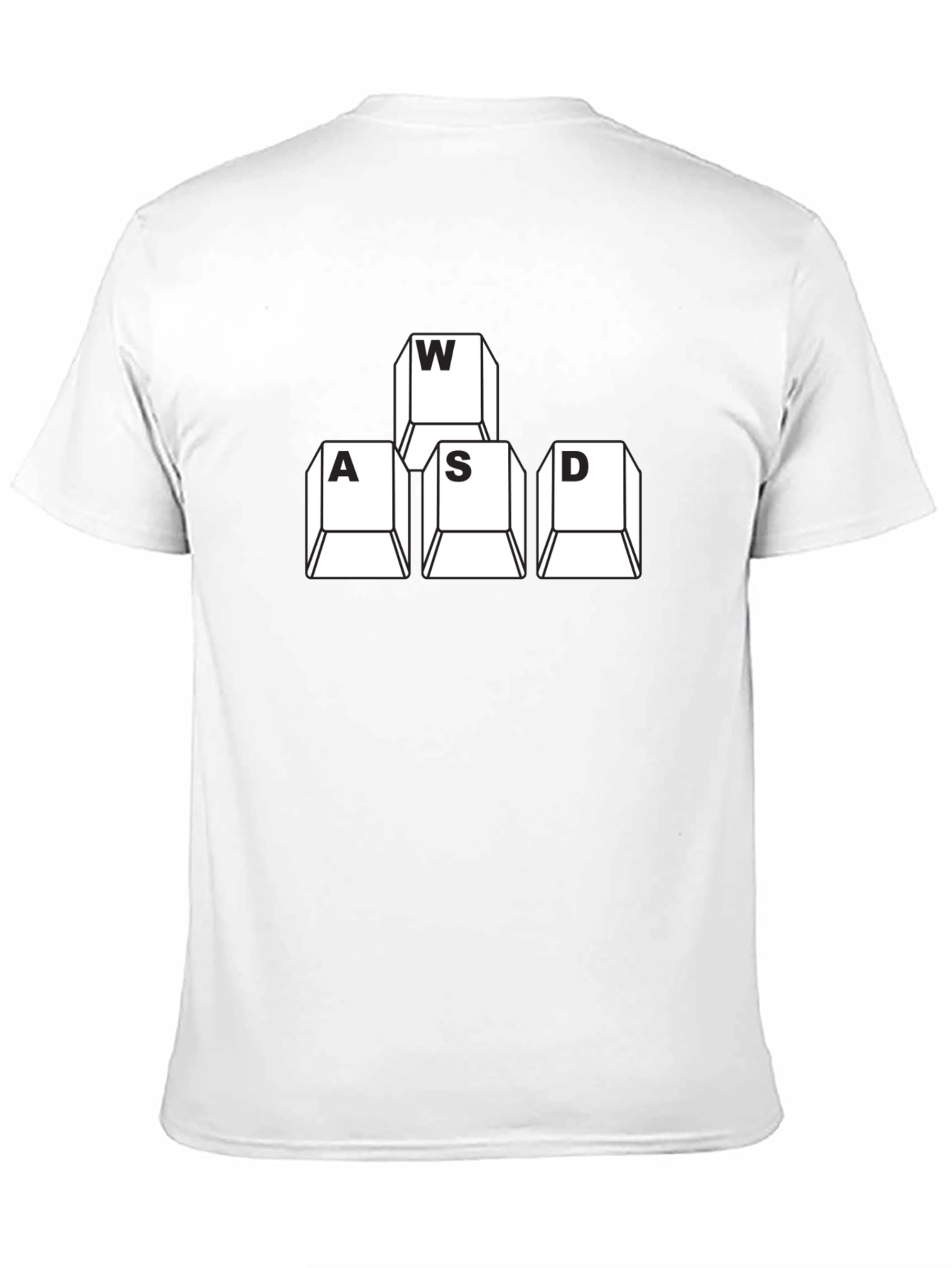 Gamer WASD Keys T-Shirt - PC Gaming Apparel