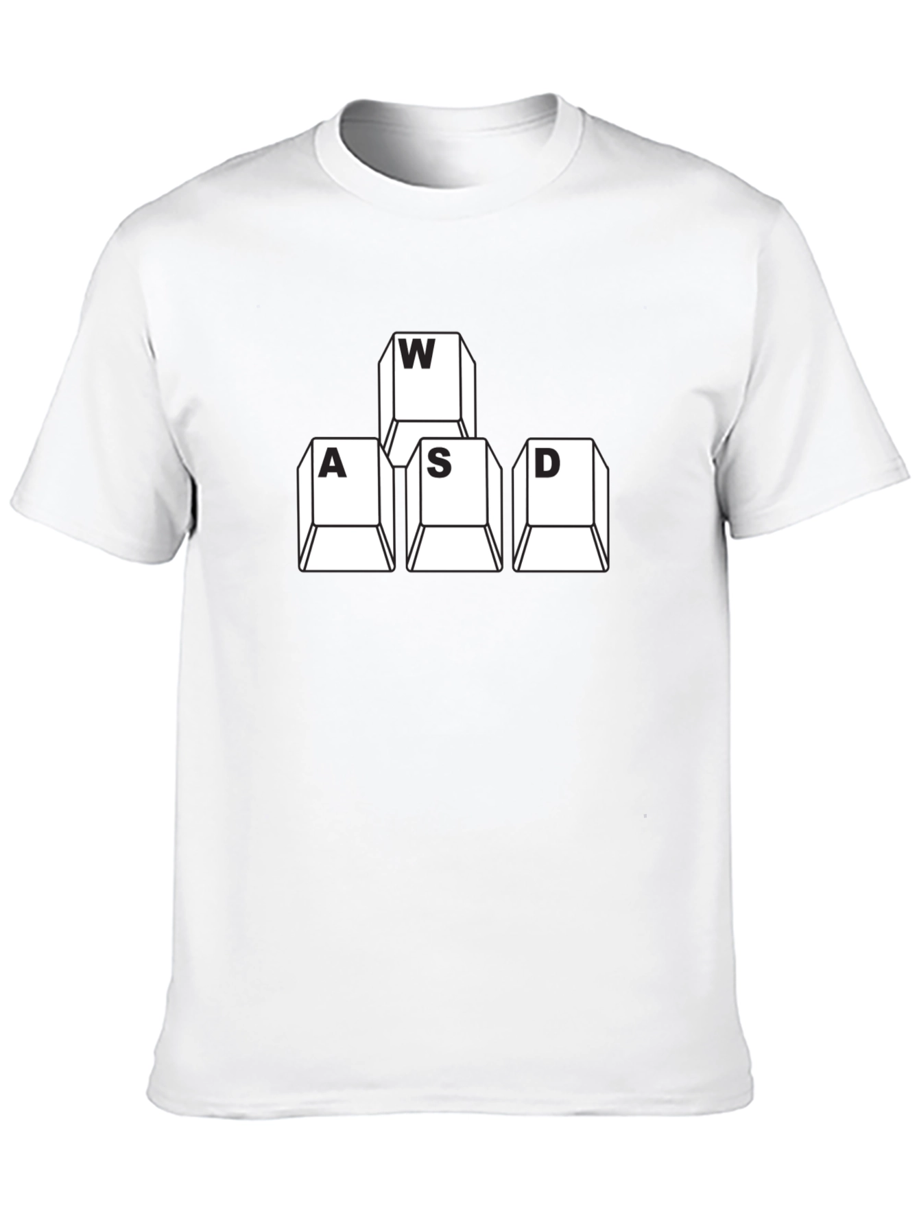 Gamer WASD Keys T-Shirt - PC Gaming Apparel