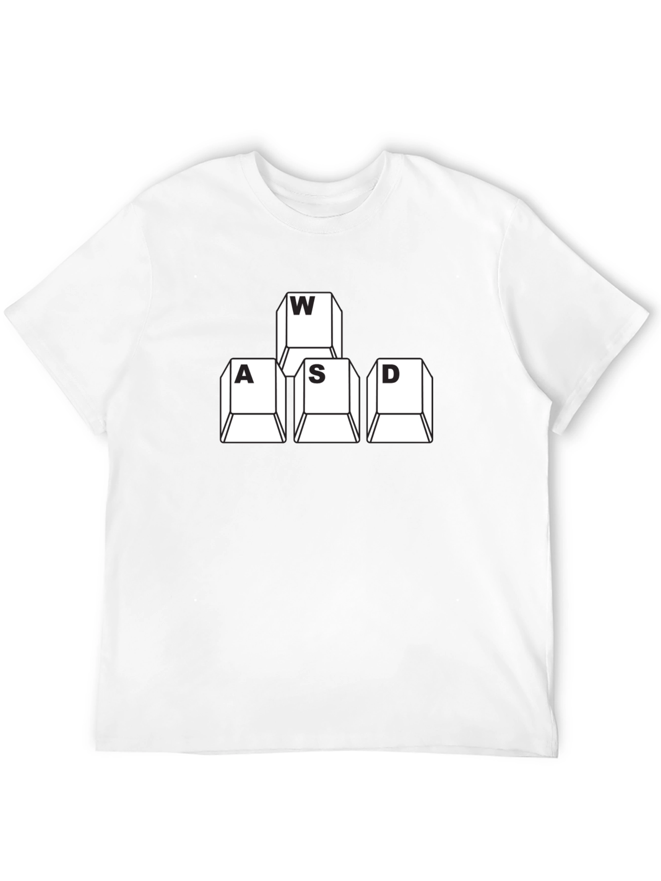 Gamer WASD Keys T-Shirt - PC Gaming Apparel