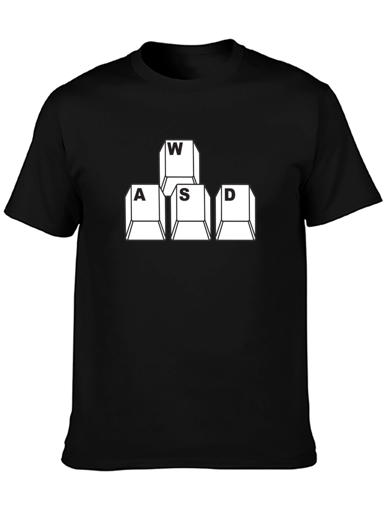 Gamer WASD Keys T-Shirt - PC Gaming Apparel