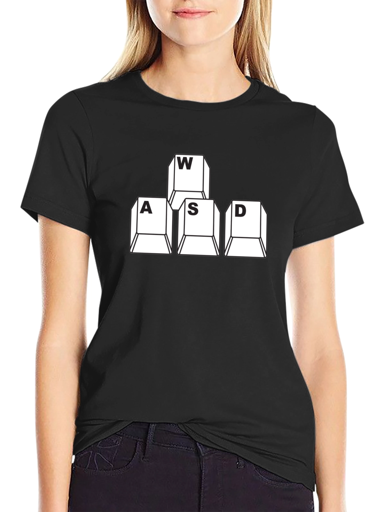 Gamer WASD Keys T-Shirt - PC Gaming Apparel