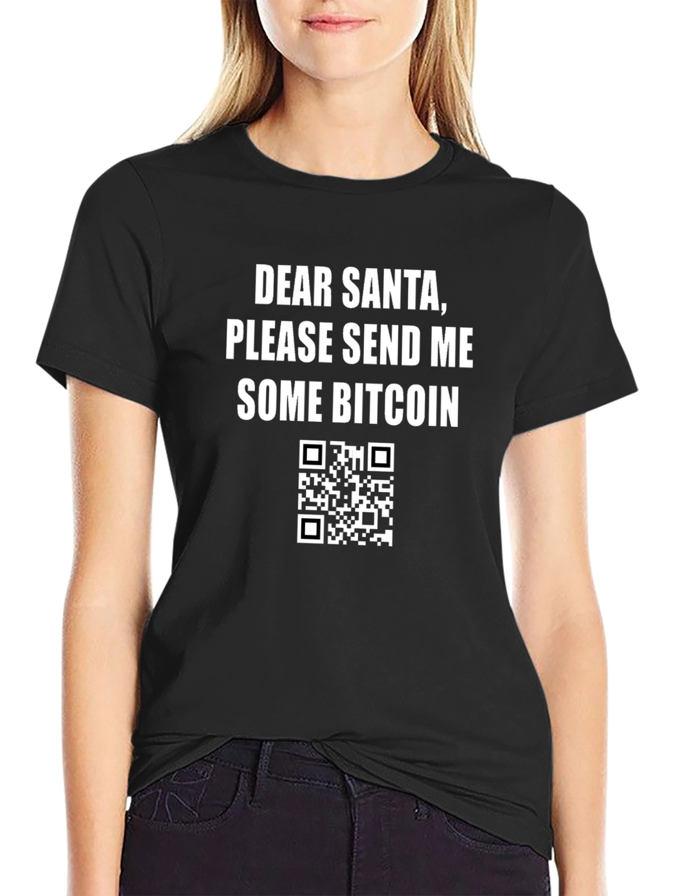 Bitcoin Santa T-Shirt - Crypto Holiday Gift