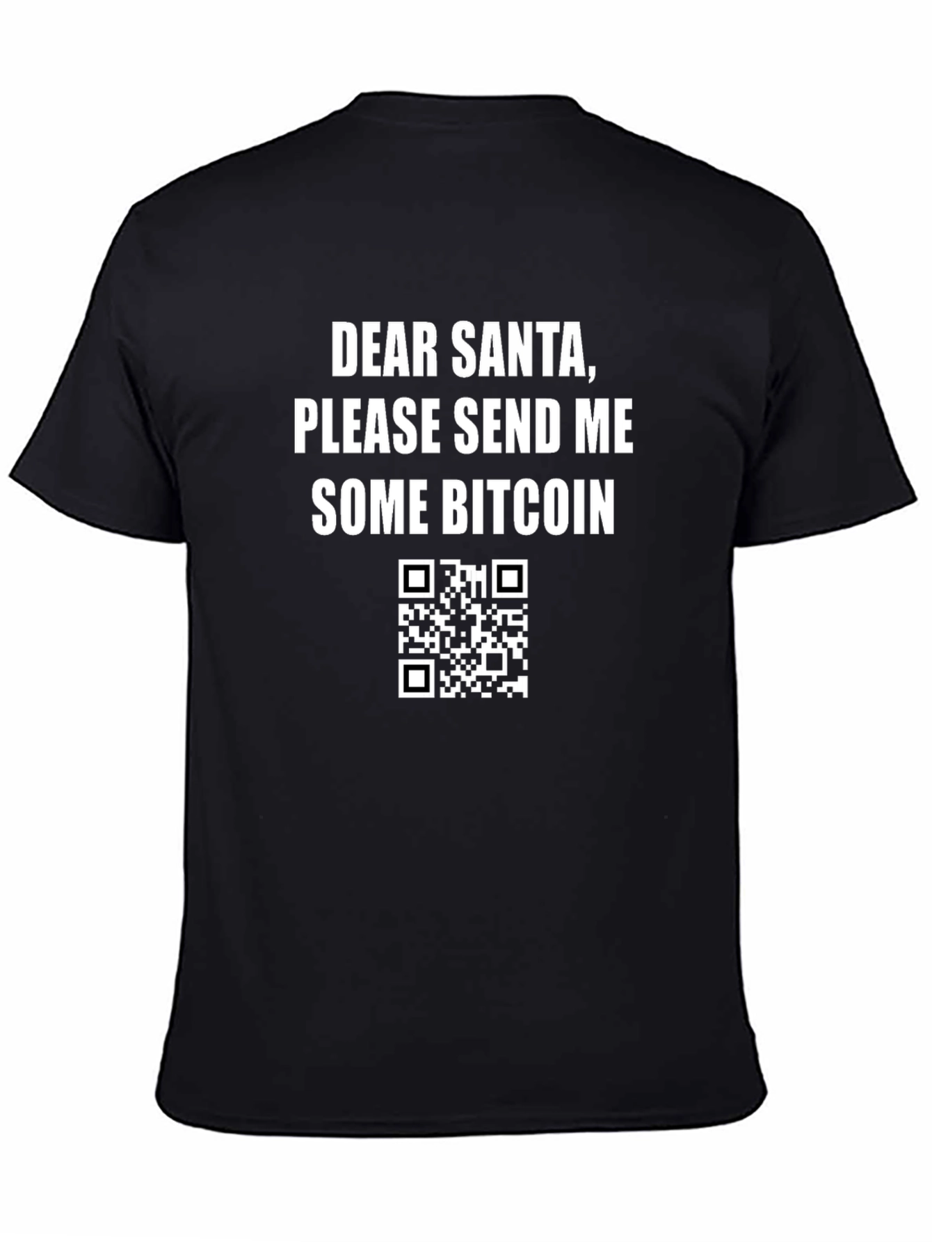 Bitcoin Santa T-Shirt - Crypto Holiday Gift