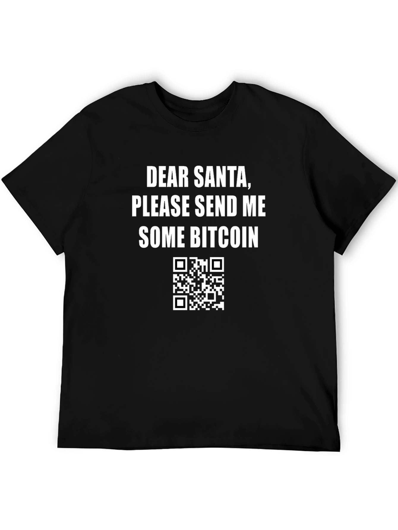 Bitcoin Santa T-Shirt - Crypto Holiday Gift