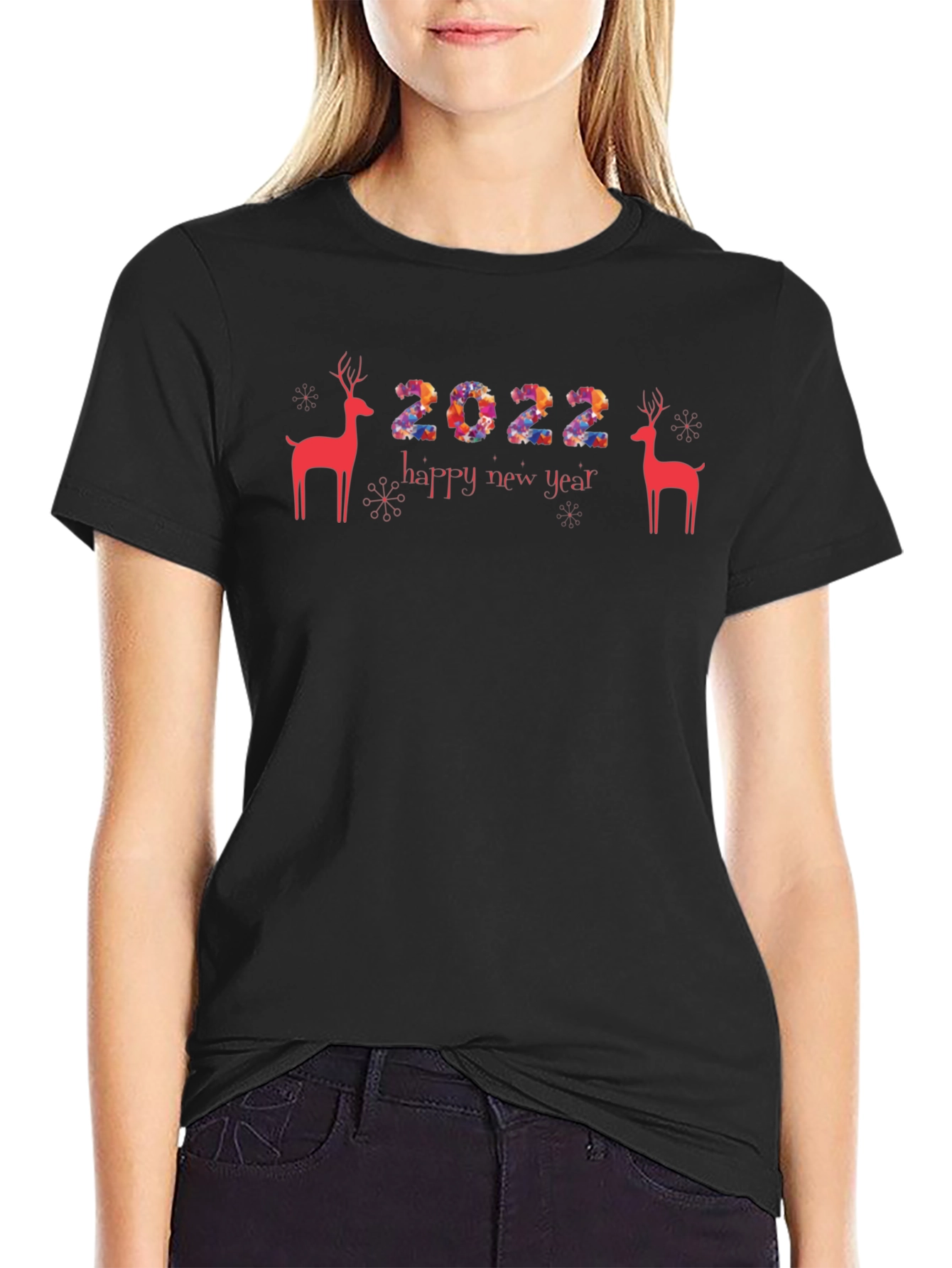 Festive 2022 Happy New Year Graphic Tee