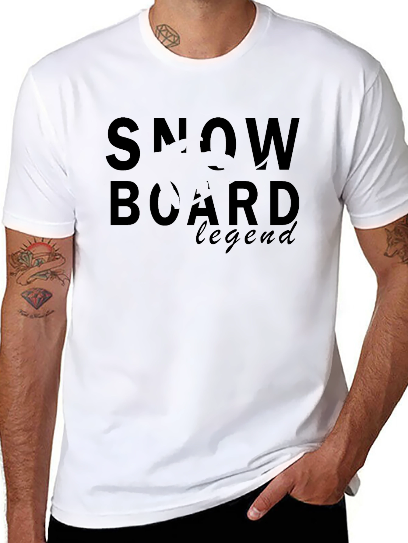 Snowboard Legend Black T-Shirt