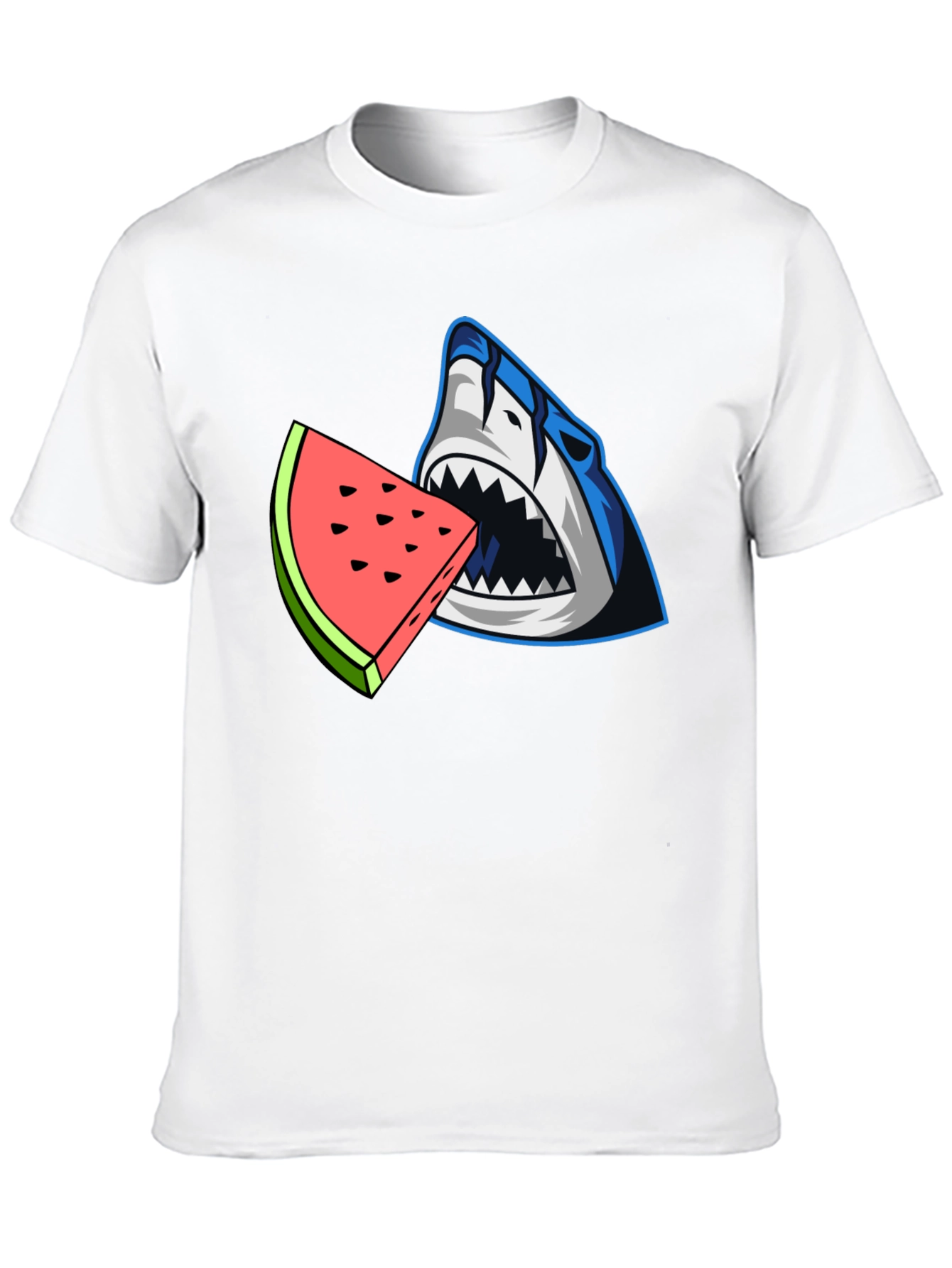 Shark Watermelon Graphic Tee