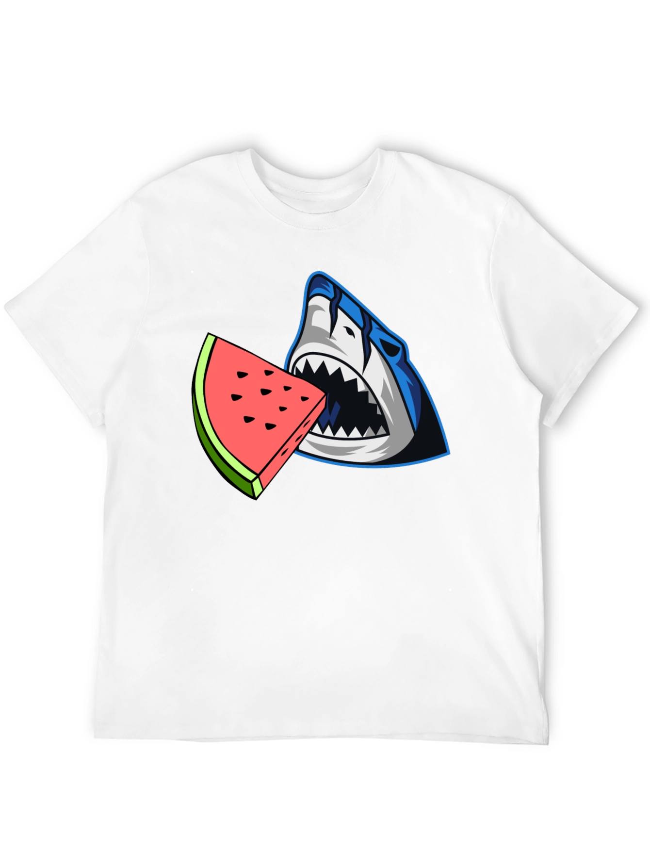 Shark Watermelon Graphic Tee