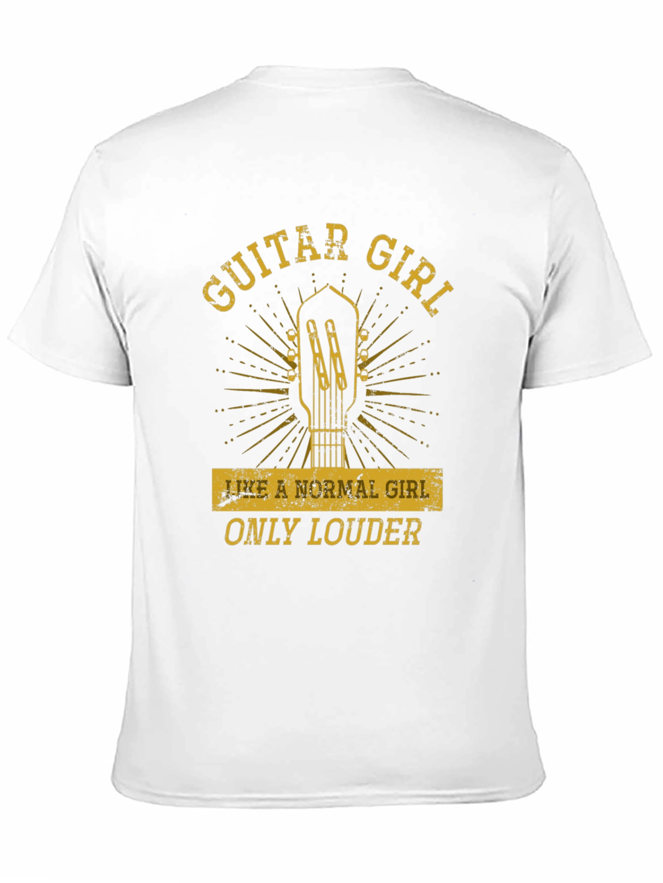 Guitar Girl T-Shirt - Musician Tee