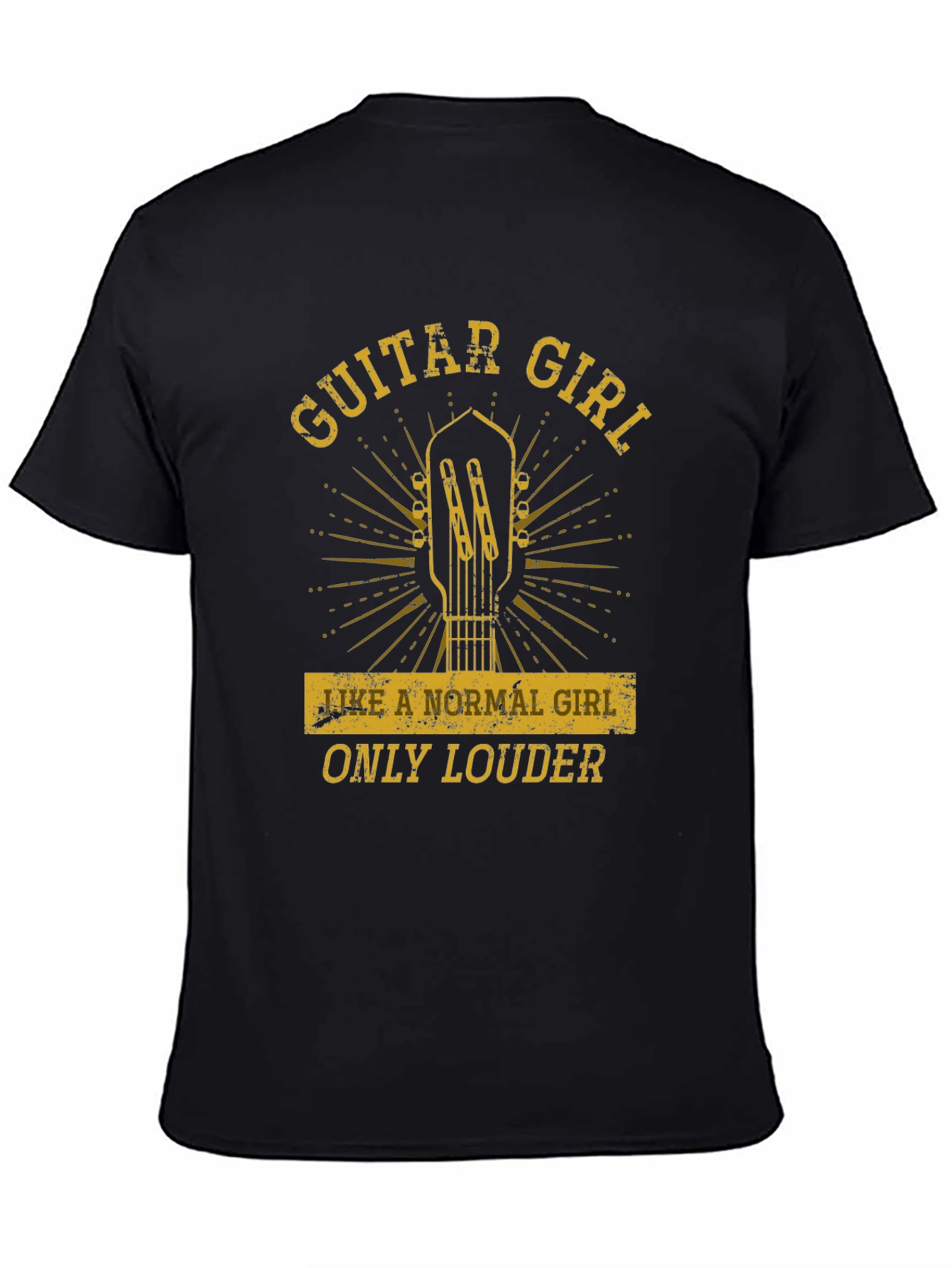 Guitar Girl T-Shirt - Musician Tee