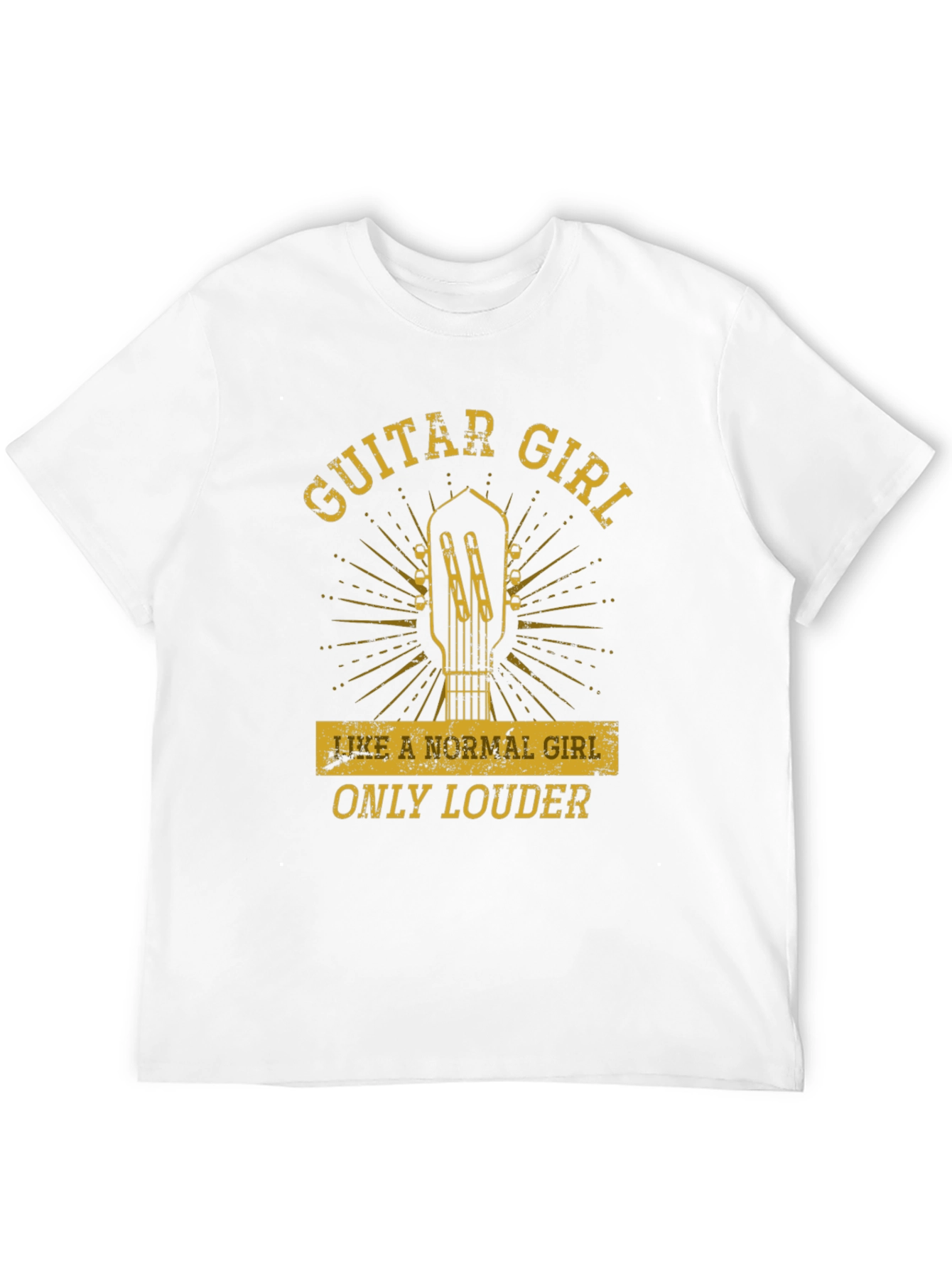 Guitar Girl T-Shirt - Musician Tee