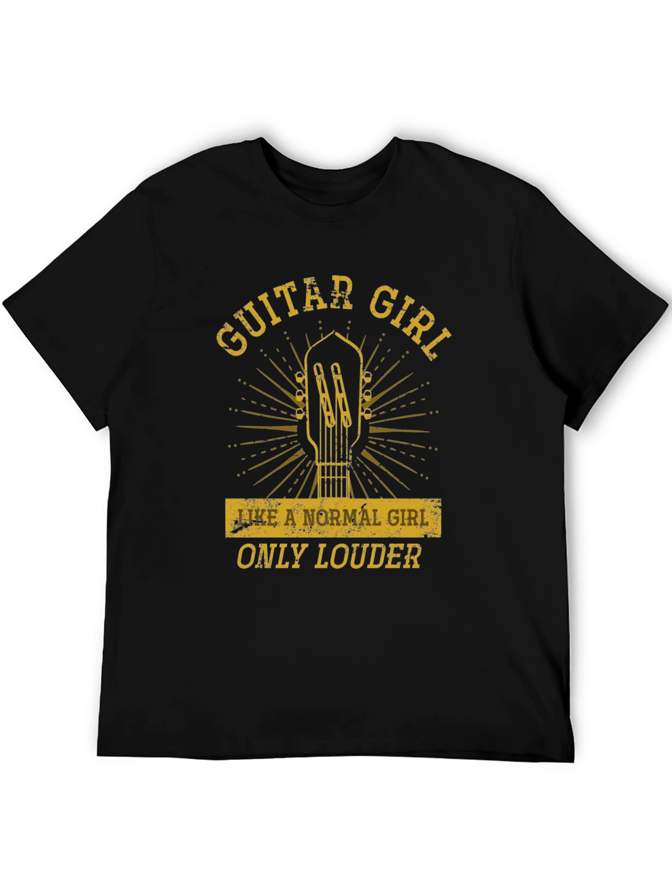 Guitar Girl T-Shirt - Musician Tee