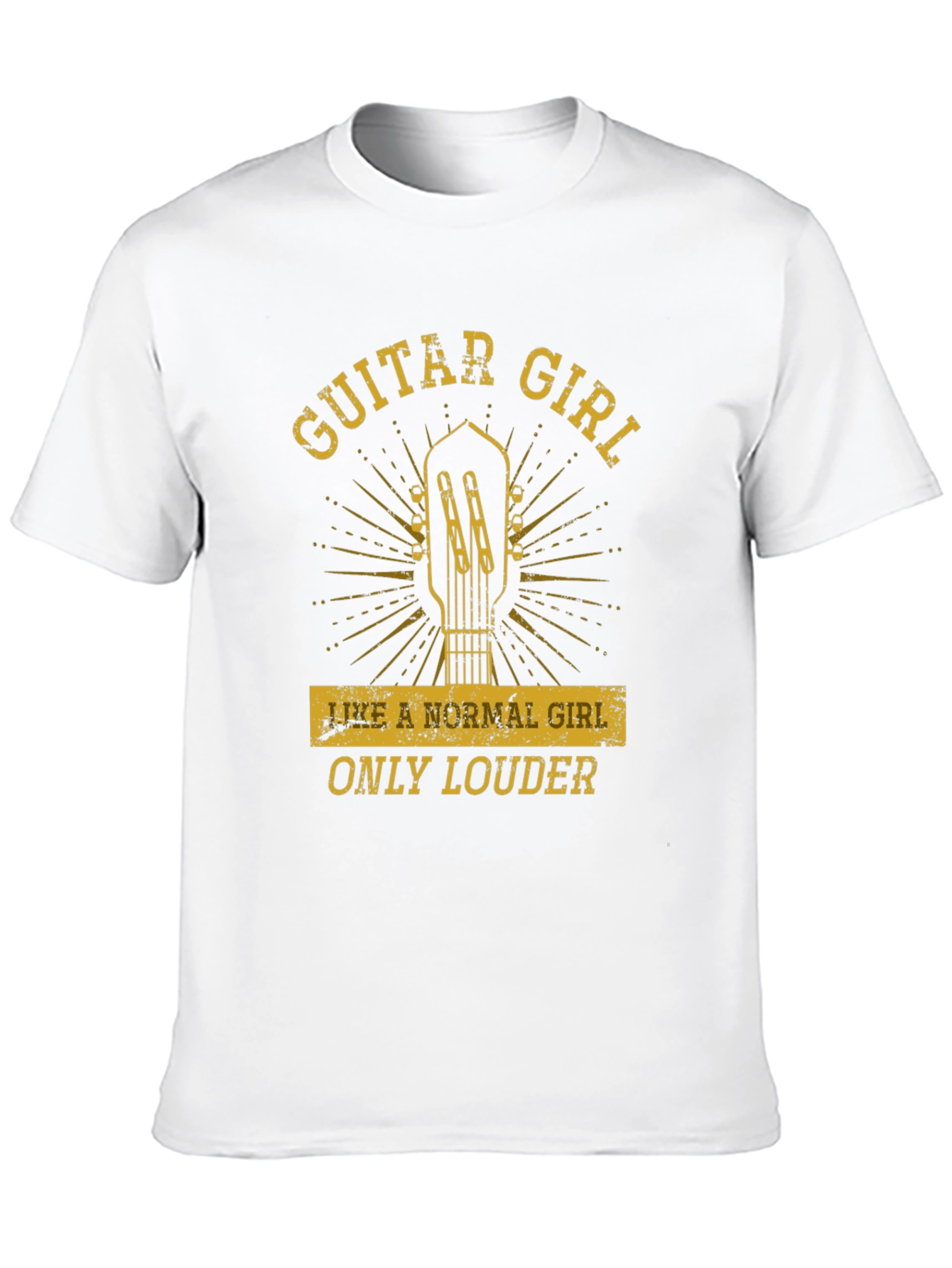 Guitar Girl T-Shirt - Musician Tee